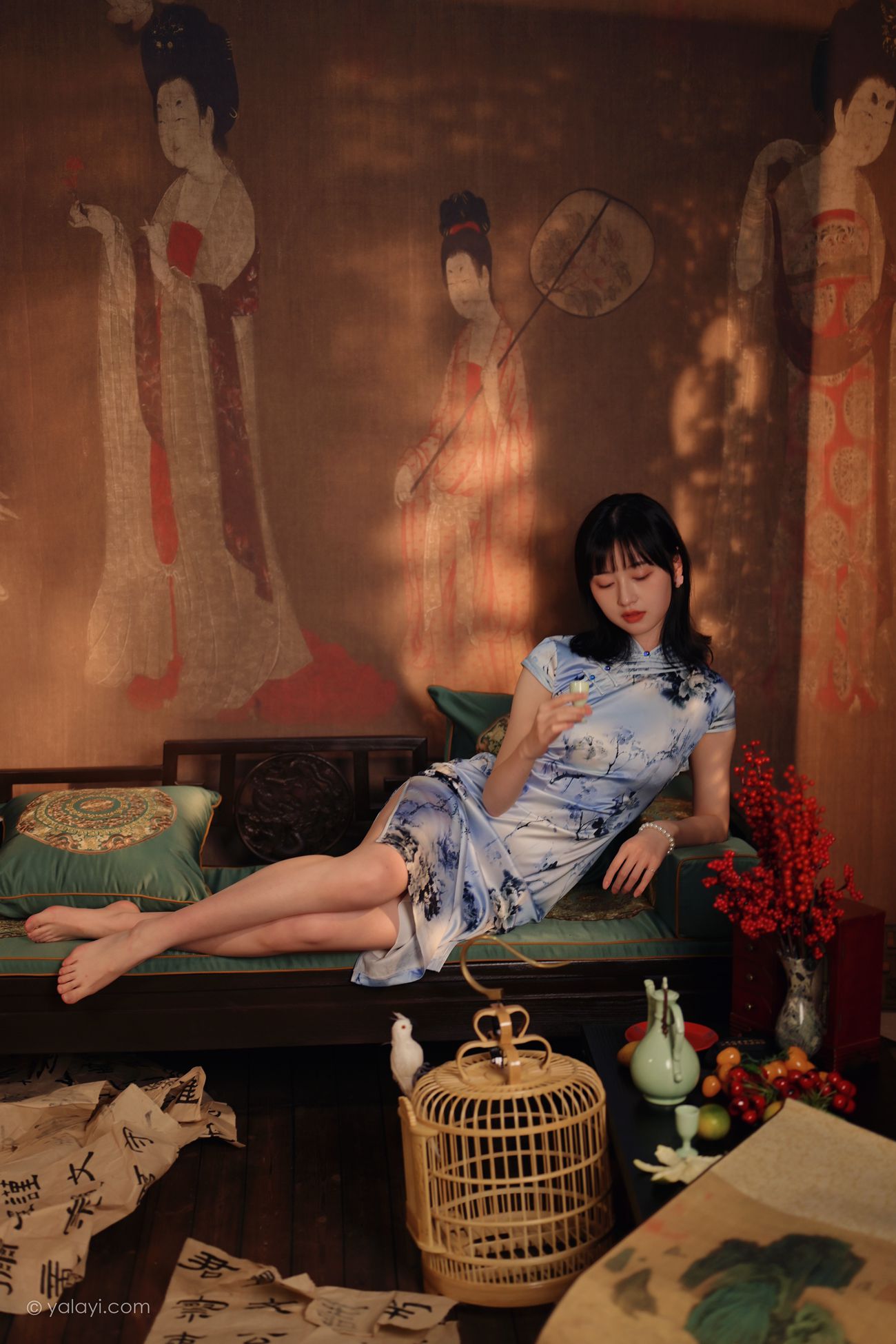 图片[25]-[YALAYI雅拉伊]2022.03.18 NO.911 绝代芳华 京京[39+1P] – 速更版-美库