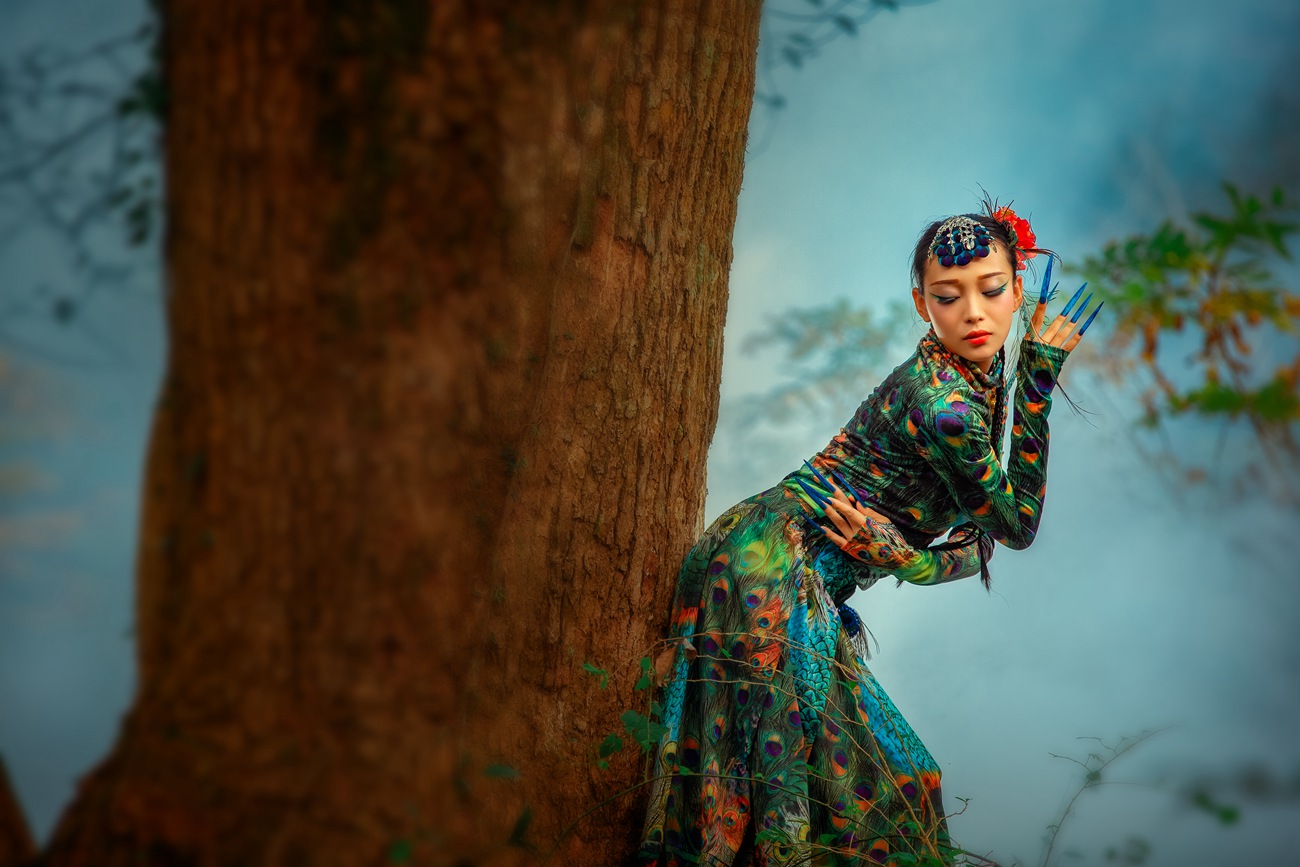 图片[8]-[YITUYU艺图语] 2021.08.18 孔雀林 青萧 [32P] – 速更版-美库