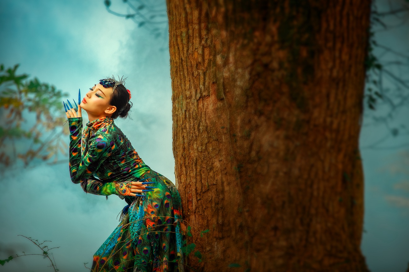 图片[10]-[YITUYU艺图语] 2021.08.18 孔雀林 青萧 [32P] – 速更版-美库