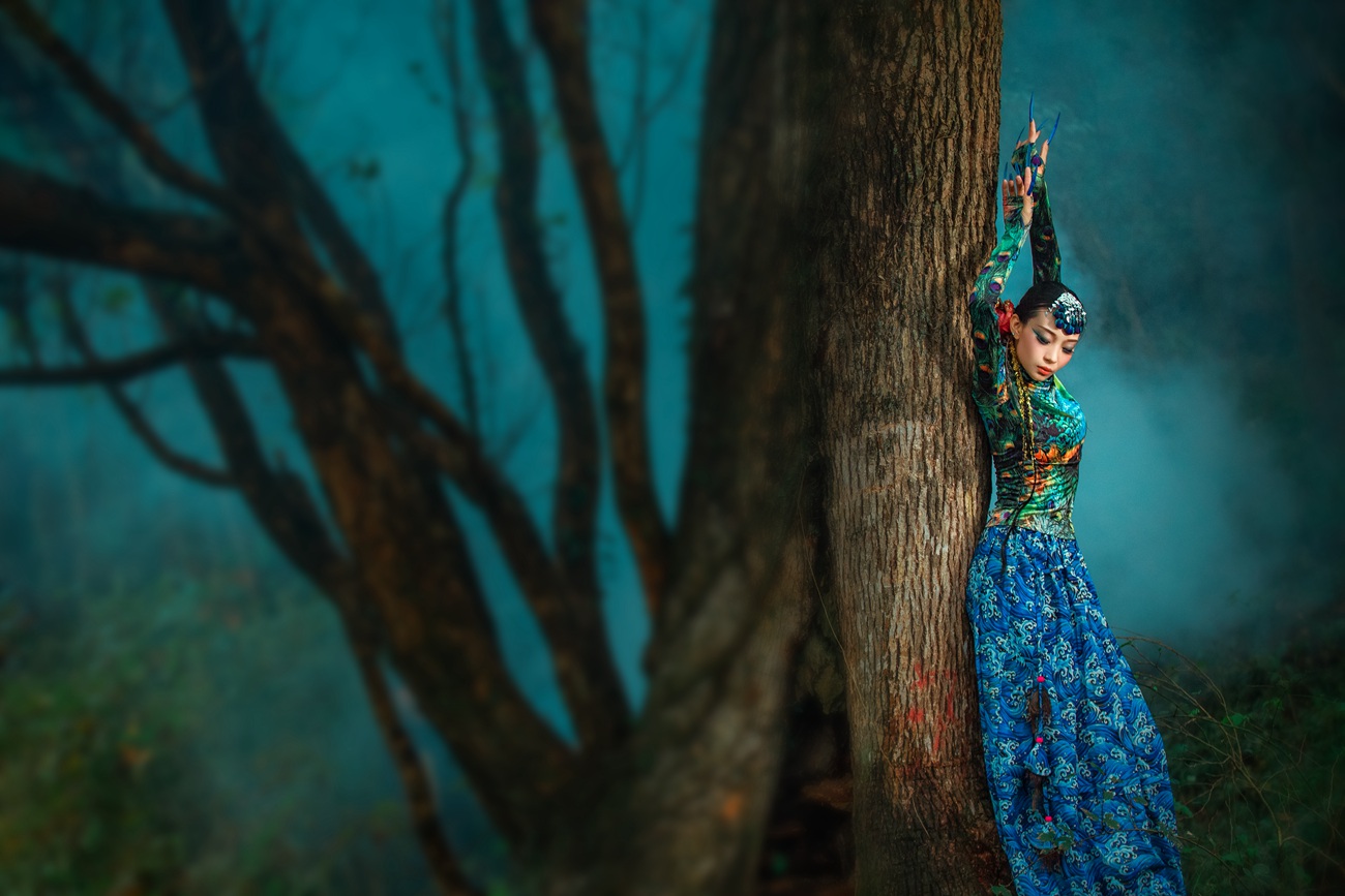 图片[12]-[YITUYU艺图语] 2021.08.18 孔雀林 青萧 [32P] – 速更版-美库