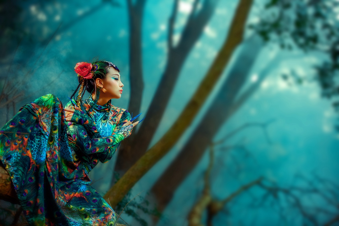 图片[28]-[YITUYU艺图语] 2021.08.18 孔雀林 青萧 [32P] – 速更版-美库