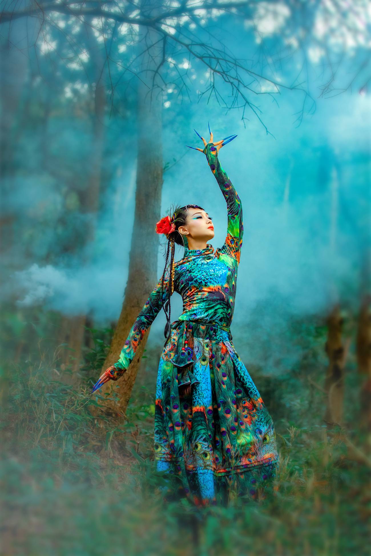 图片[33]-[YITUYU艺图语] 2021.08.18 孔雀林 青萧 [32P] – 速更版-美库