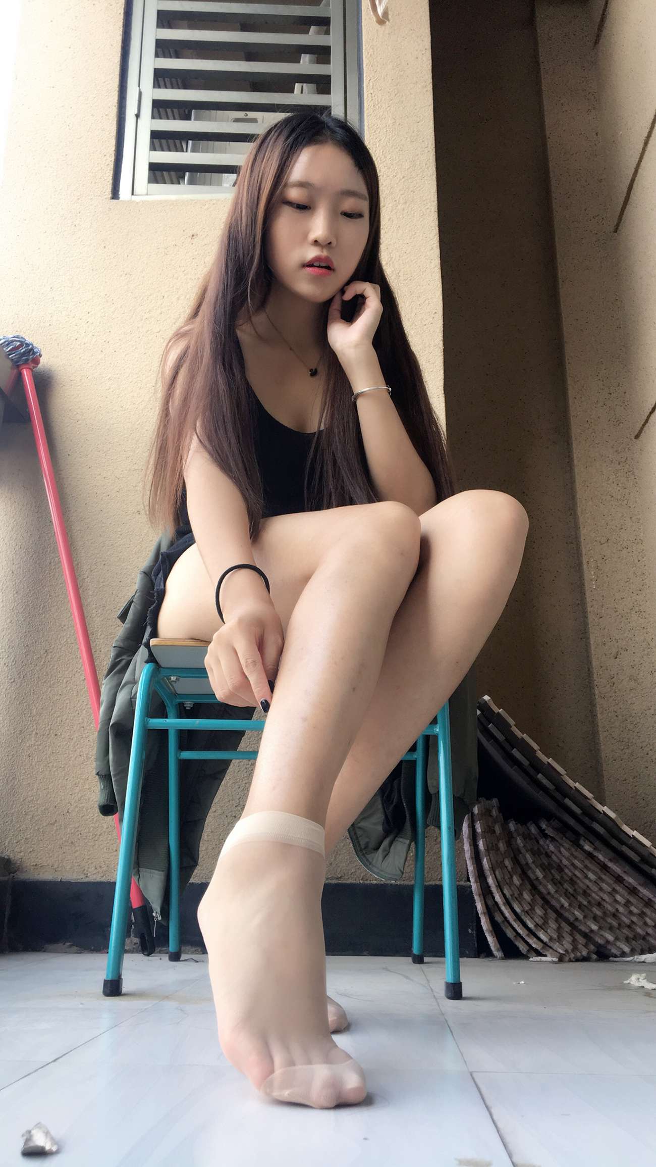 图片[19]-学妹校园寝室短丝系列010期 曾雨柔[96P] – 速更版-美库