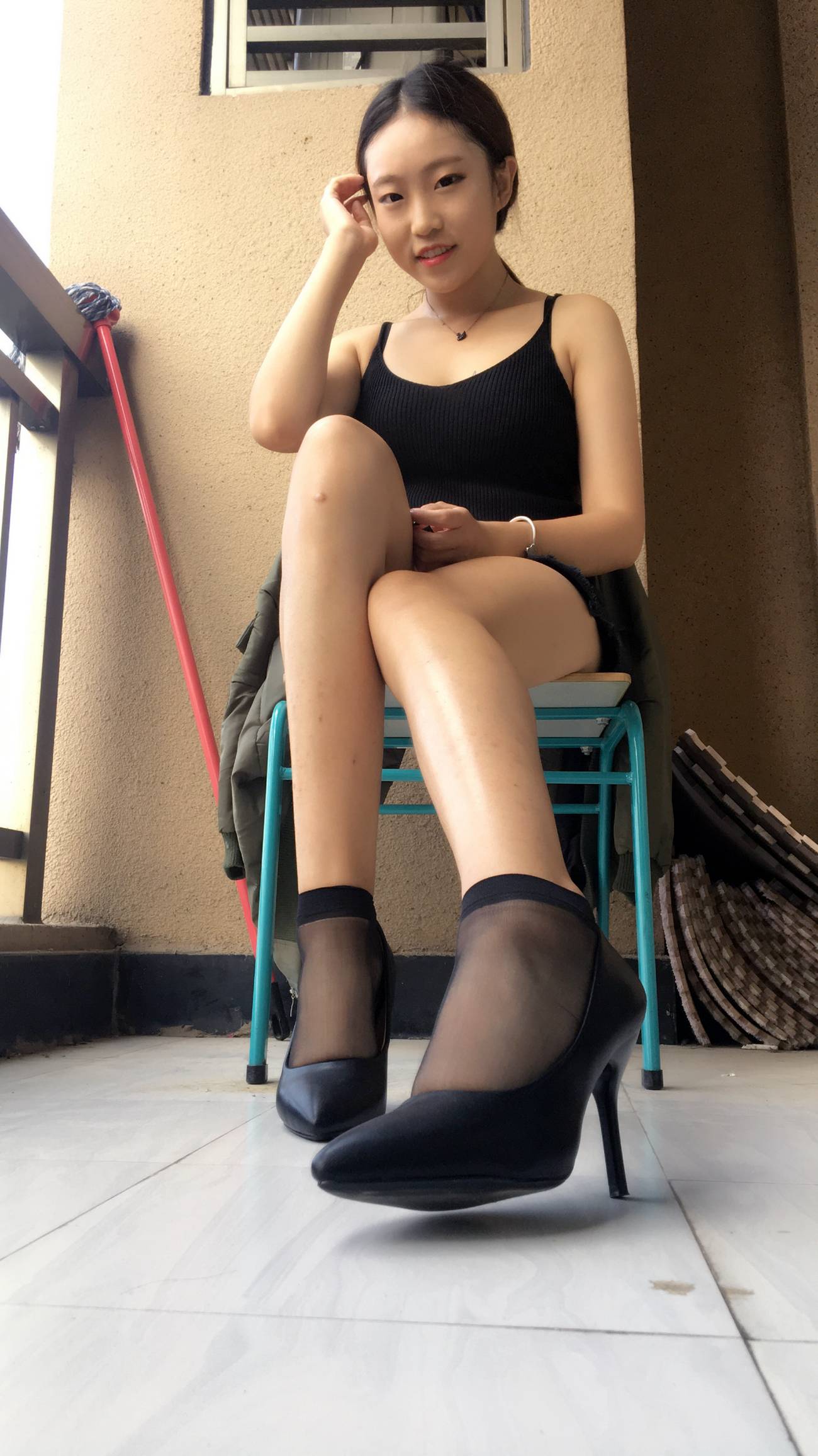 图片[22]-学妹校园寝室短丝系列010期 曾雨柔[96P] – 速更版-美库