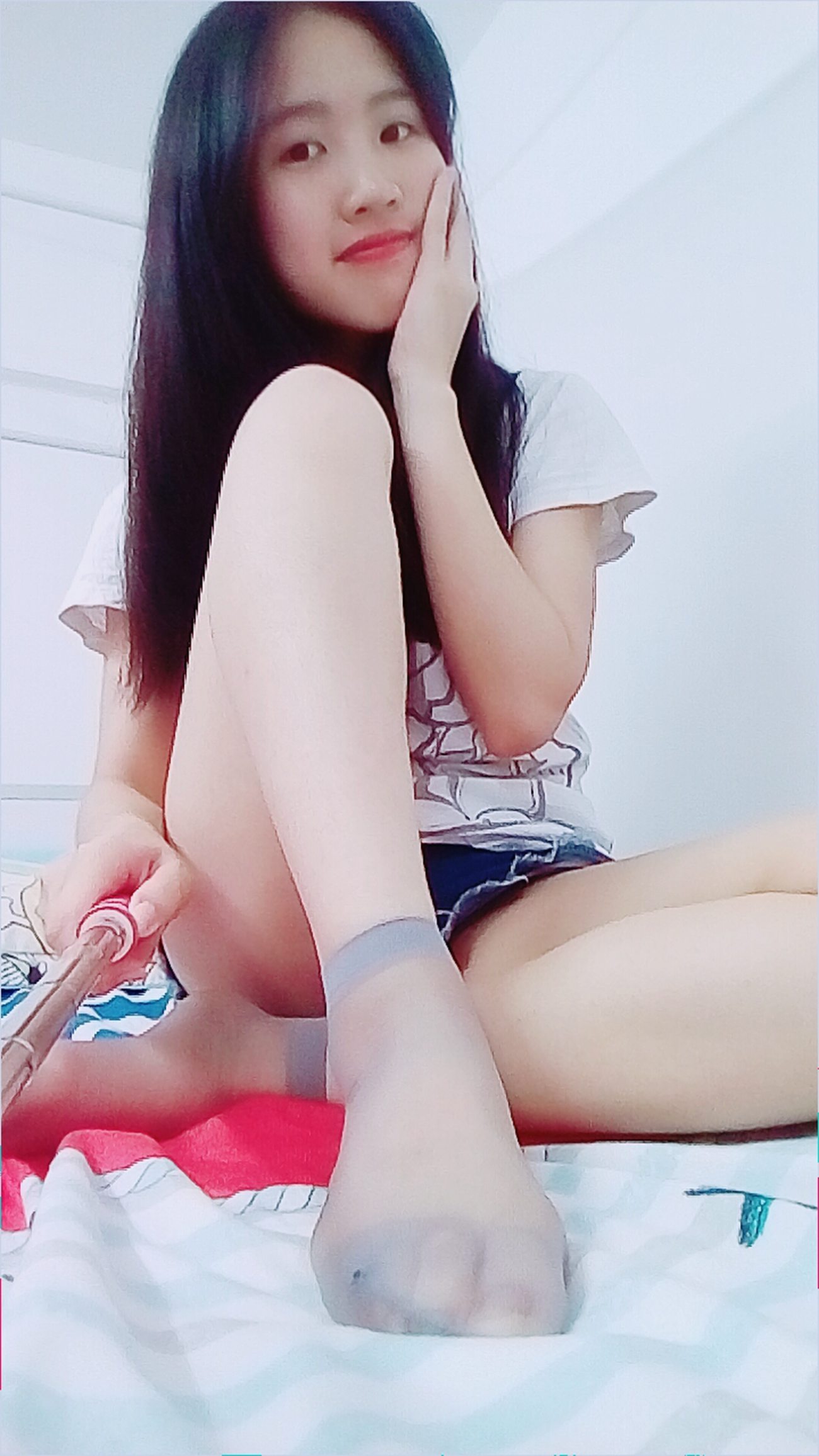 图片[18]-学妹校园寝室短丝系列012期 黄颖[40P] – 速更版-美库