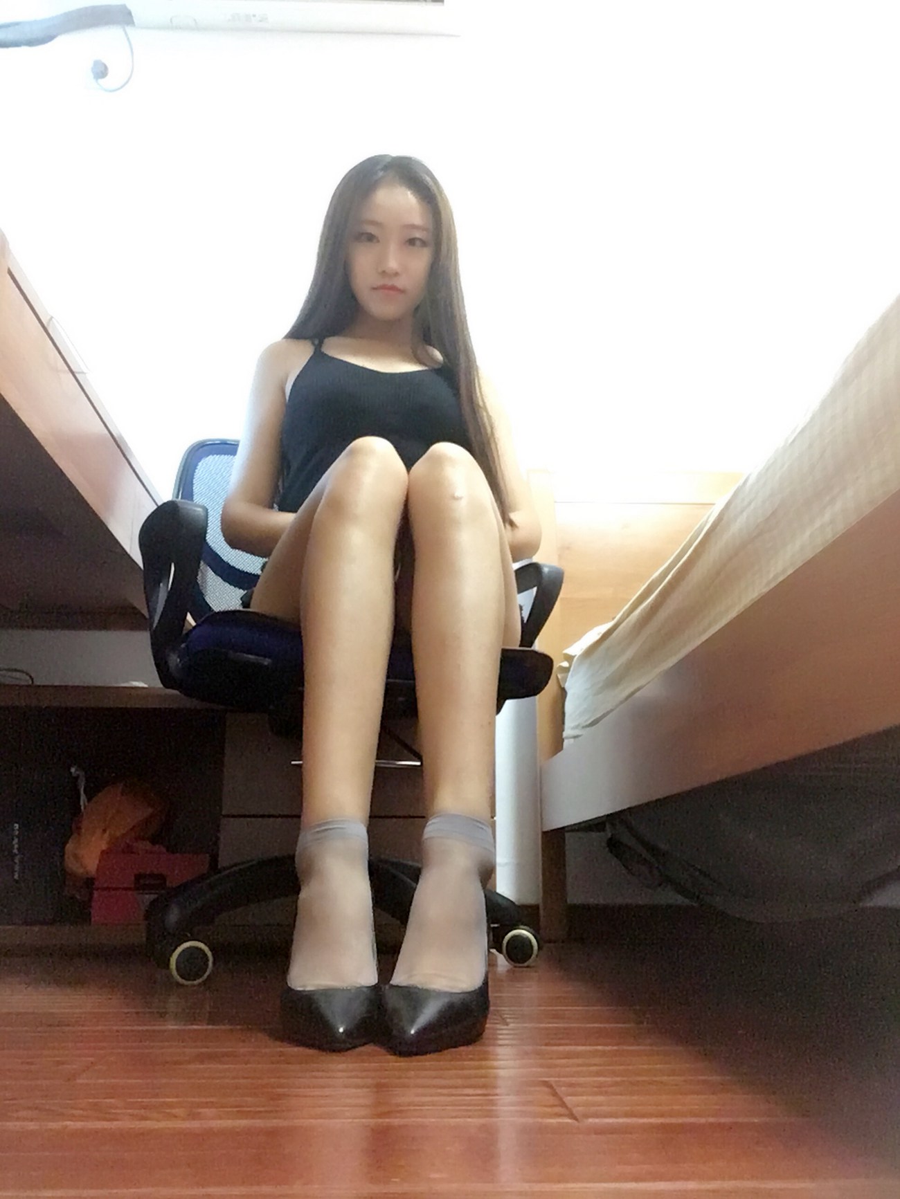 图片[62]-学妹校园寝室短丝系列010期 曾雨柔[96P] – 速更版-美库