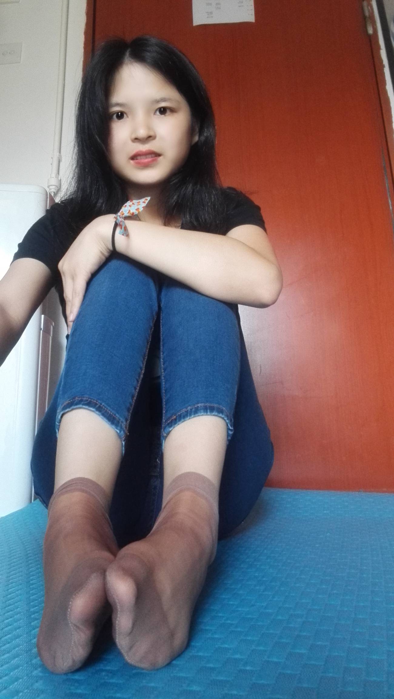 图片[34]-学妹校园寝室短丝系列011期 红萍[71P] – 速更版-美库