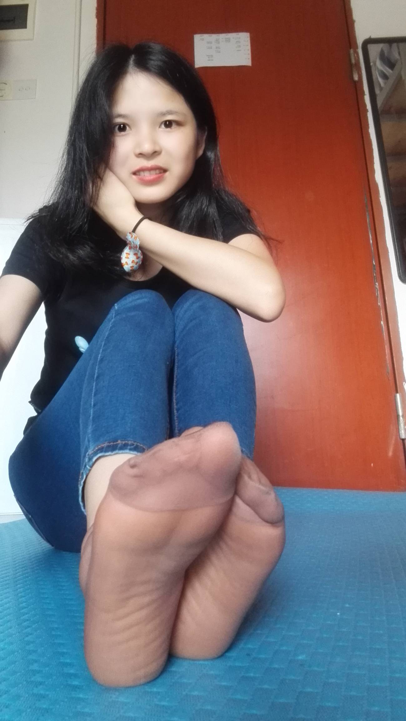 图片[38]-学妹校园寝室短丝系列011期 红萍[71P] – 速更版-美库