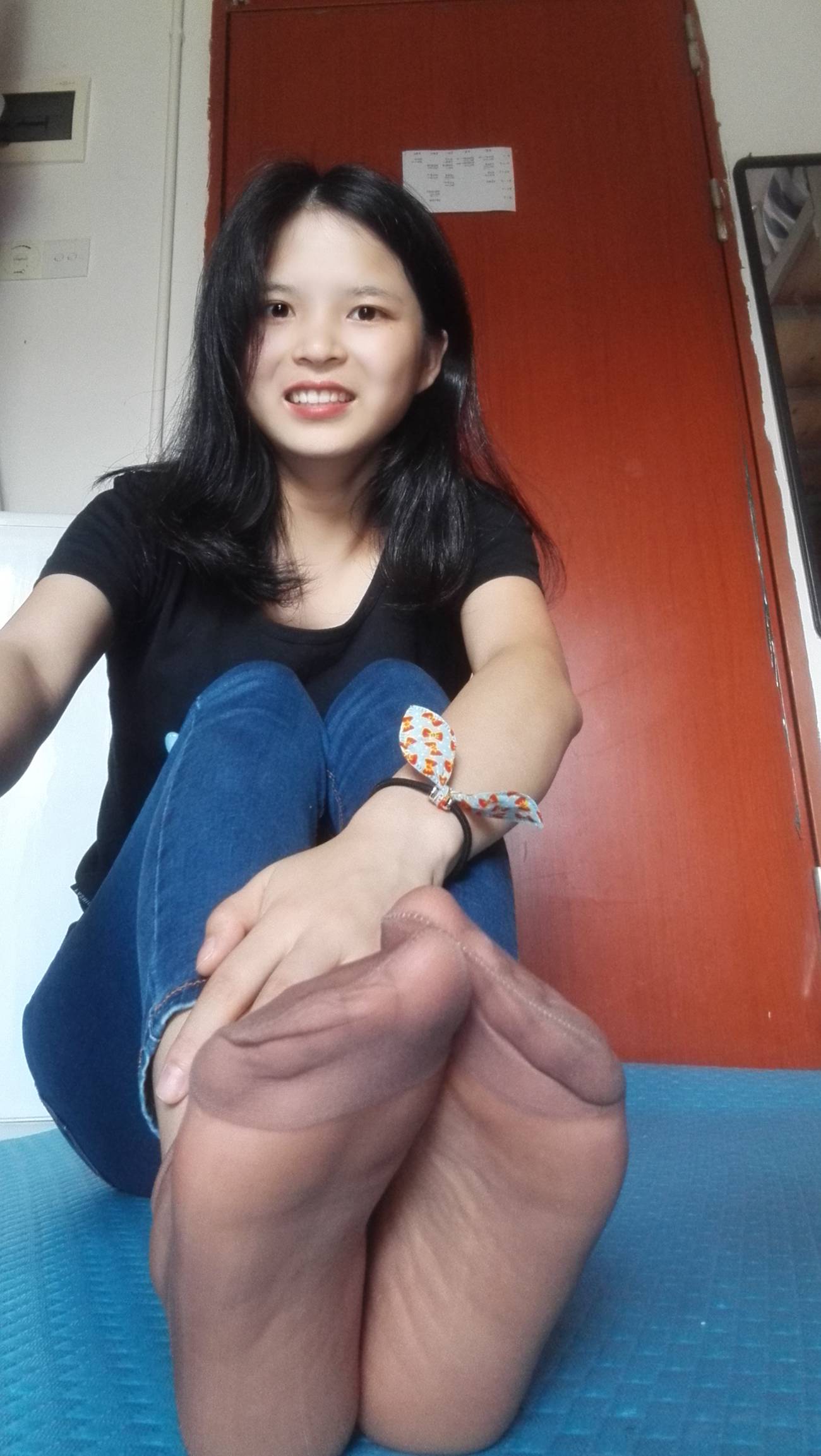 图片[39]-学妹校园寝室短丝系列011期 红萍[71P] – 速更版-美库