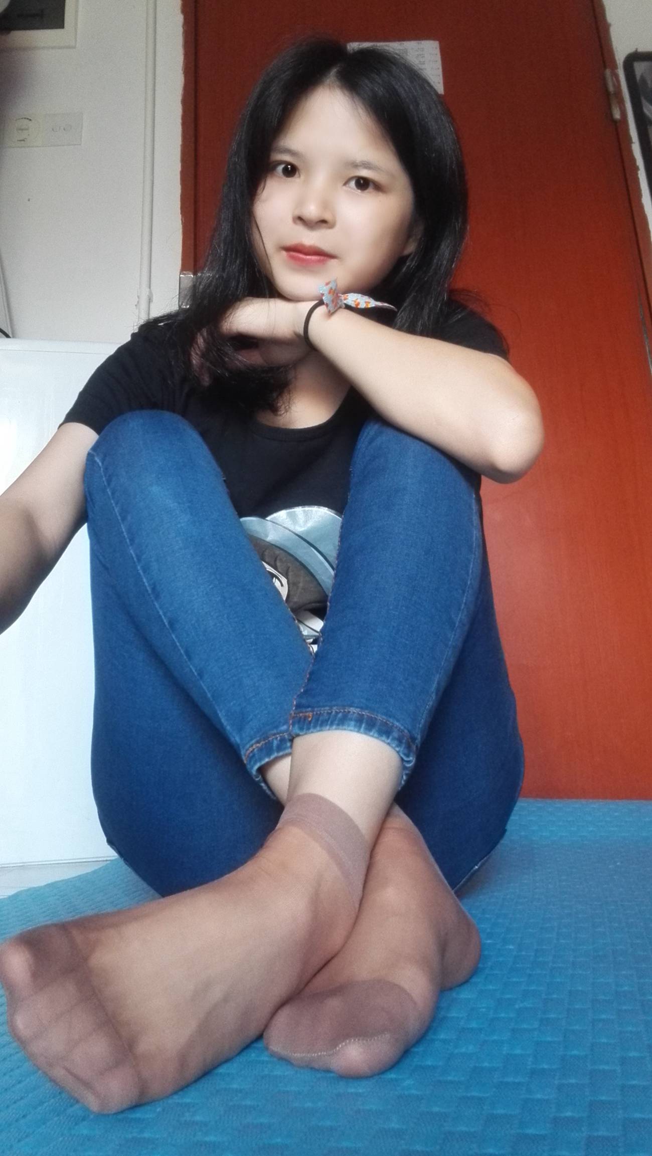 图片[40]-学妹校园寝室短丝系列011期 红萍[71P] – 速更版-美库