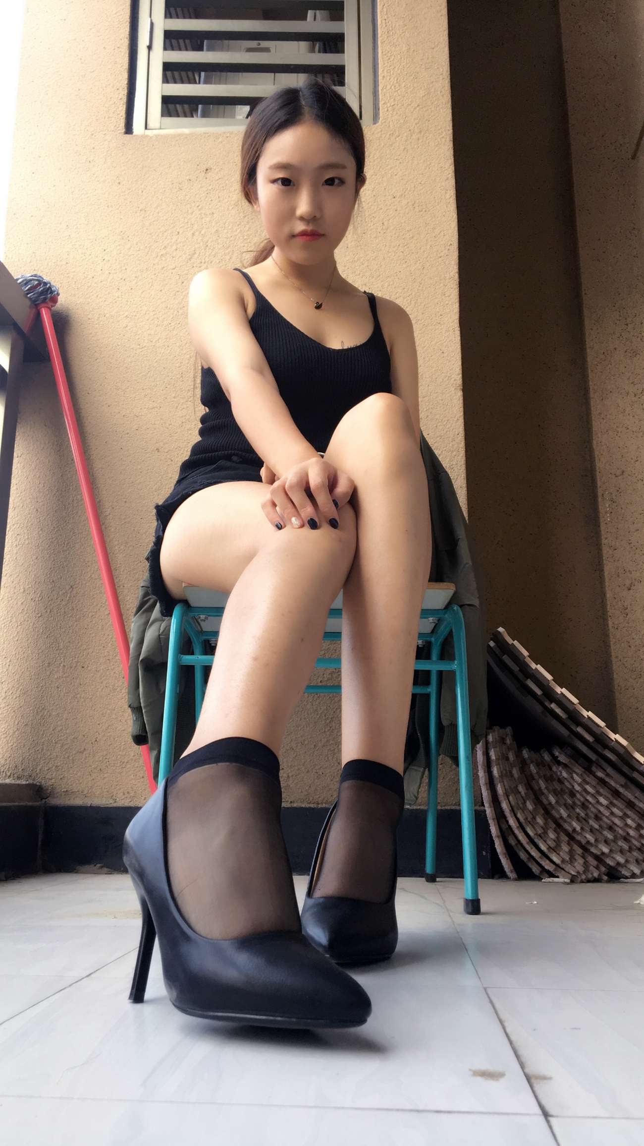 图片[86]-学妹校园寝室短丝系列010期 曾雨柔[96P] – 速更版-美库