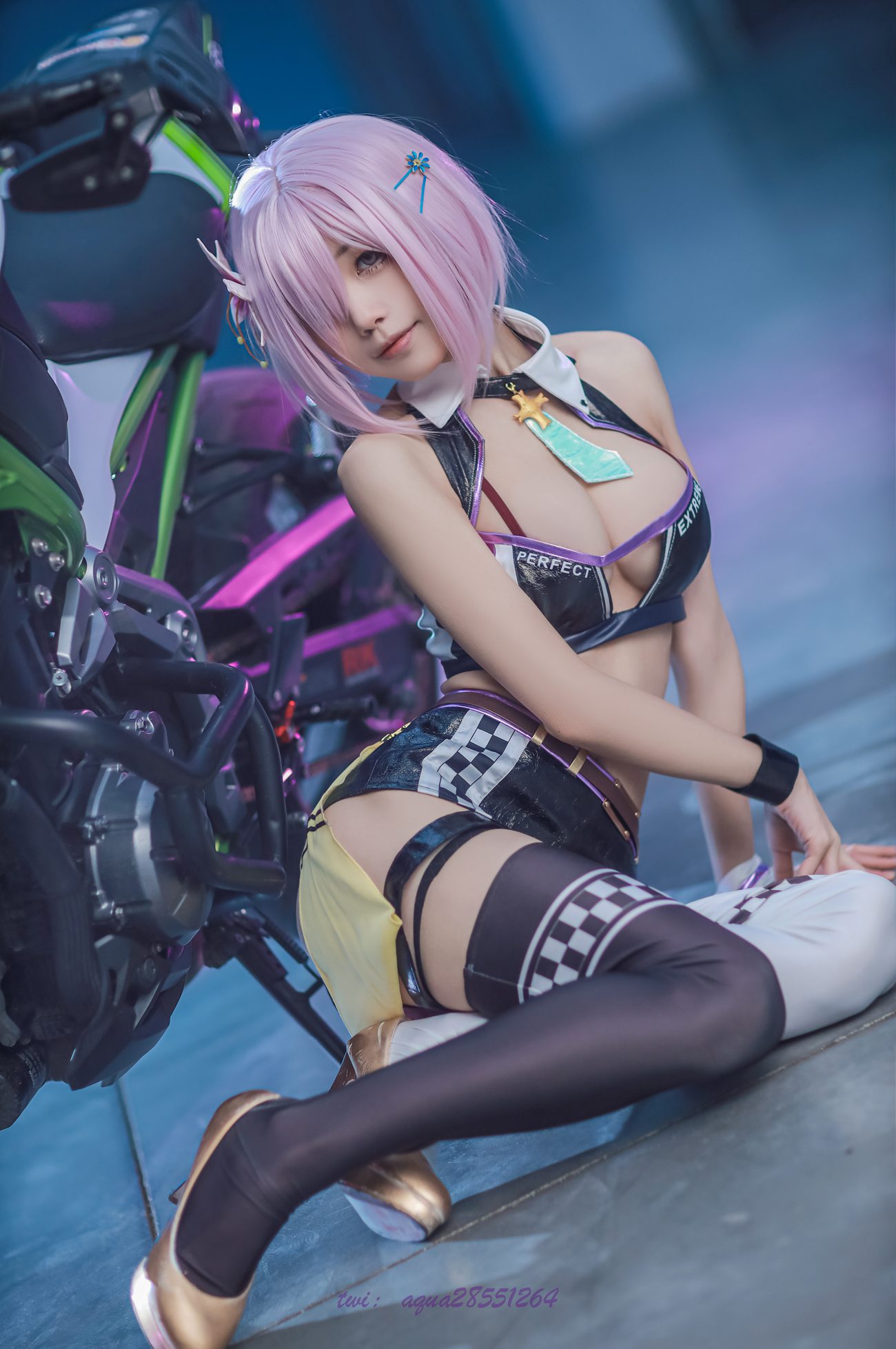 图片[25]-水淼aqua – 玛修-同人机车装[37P] – 速更版-美库