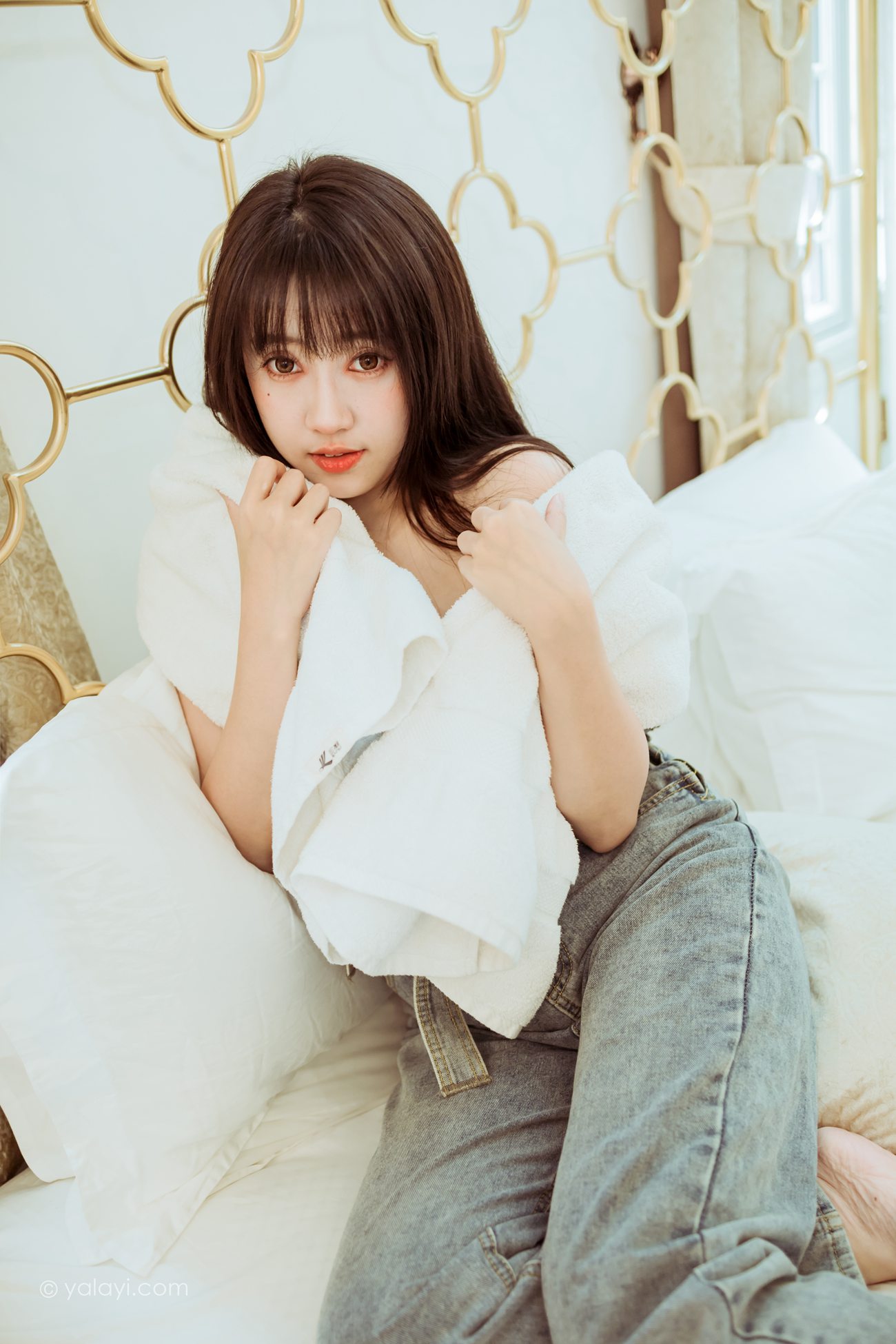 图片[35]-[YALAYI雅拉伊]2022.03.22 NO.912 开心宅家 虞艺[40+1P] – 速更版-美库