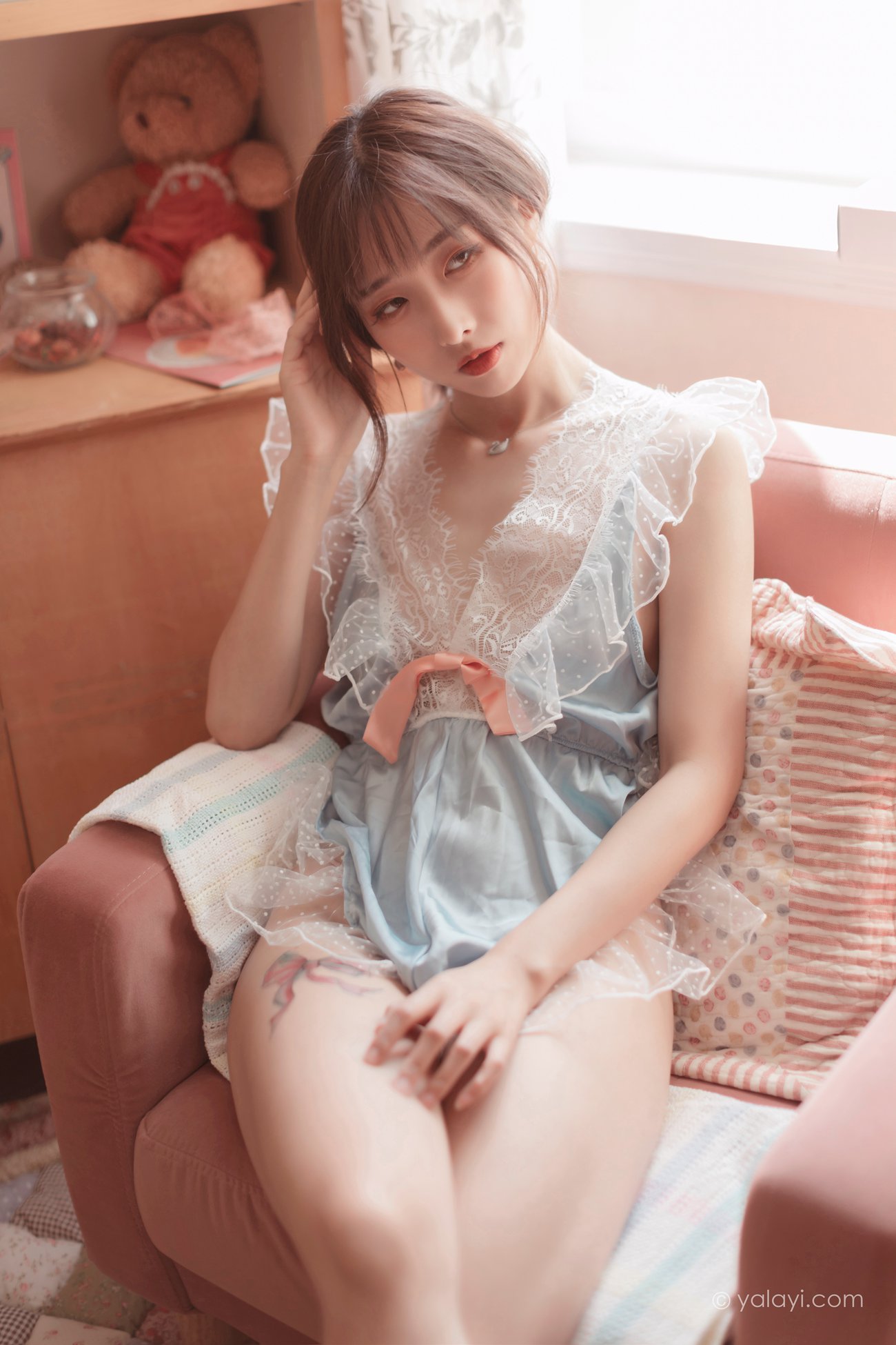 图片[47]-[YALAYI雅拉伊]2022.03.23 NO.913 佳人有约 佳佳[46+1P] – 速更版-美库