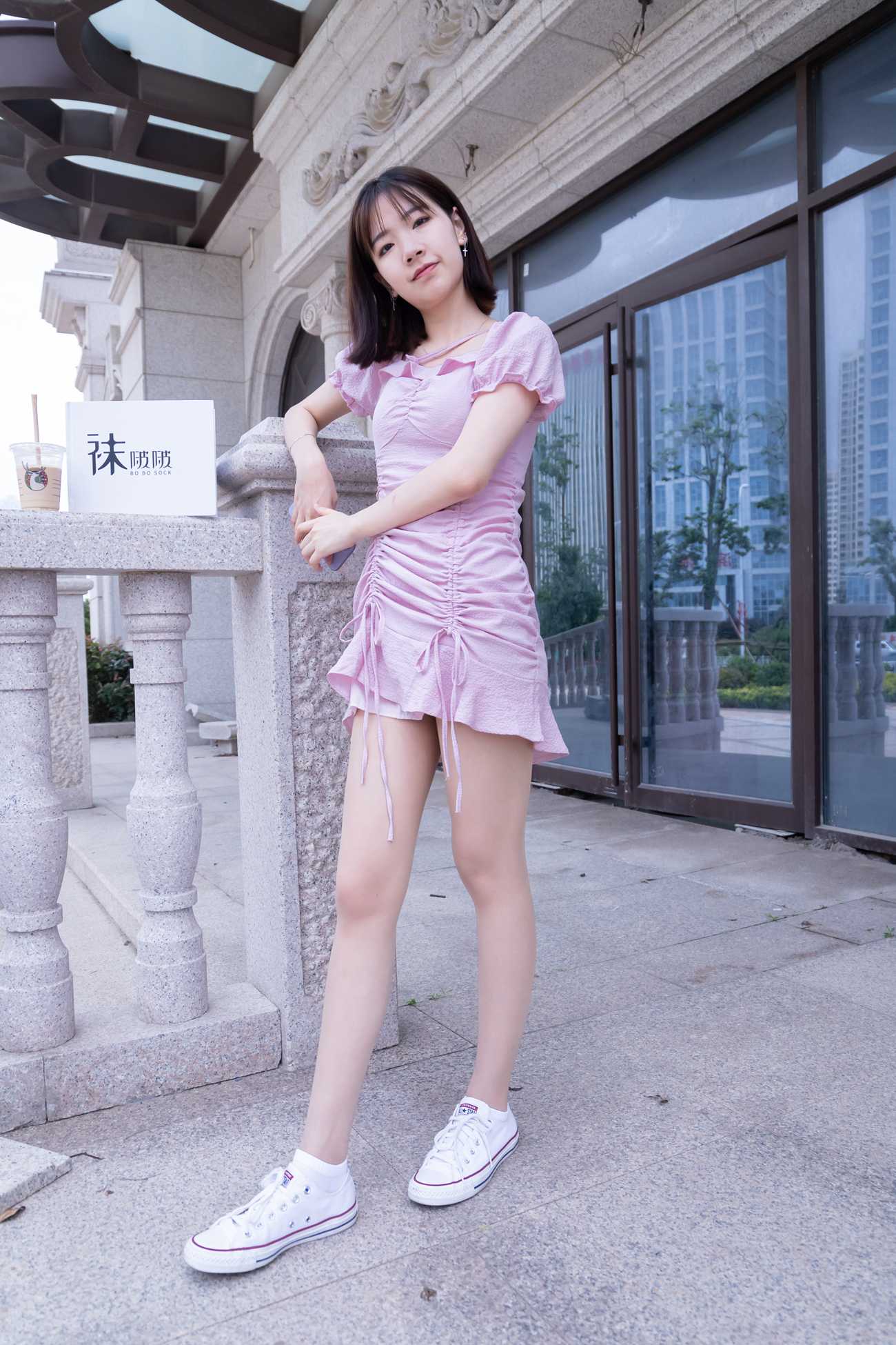 图片[14]-[BoBoSocks袜啵啵]NO.001 小甜豆-帆布鞋、白棉袜、肉丝[138P] – 速更版-美库