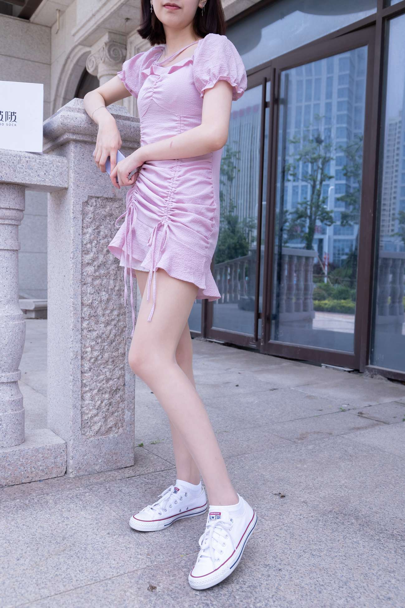 图片[15]-[BoBoSocks袜啵啵]NO.001 小甜豆-帆布鞋、白棉袜、肉丝[138P] – 速更版-美库