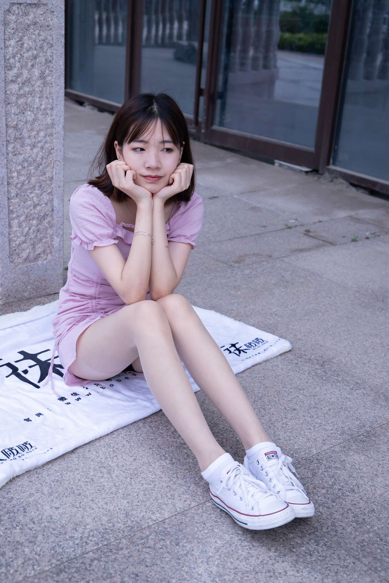 图片[17]-[BoBoSocks袜啵啵]NO.001 小甜豆-帆布鞋、白棉袜、肉丝[138P] – 速更版-美库