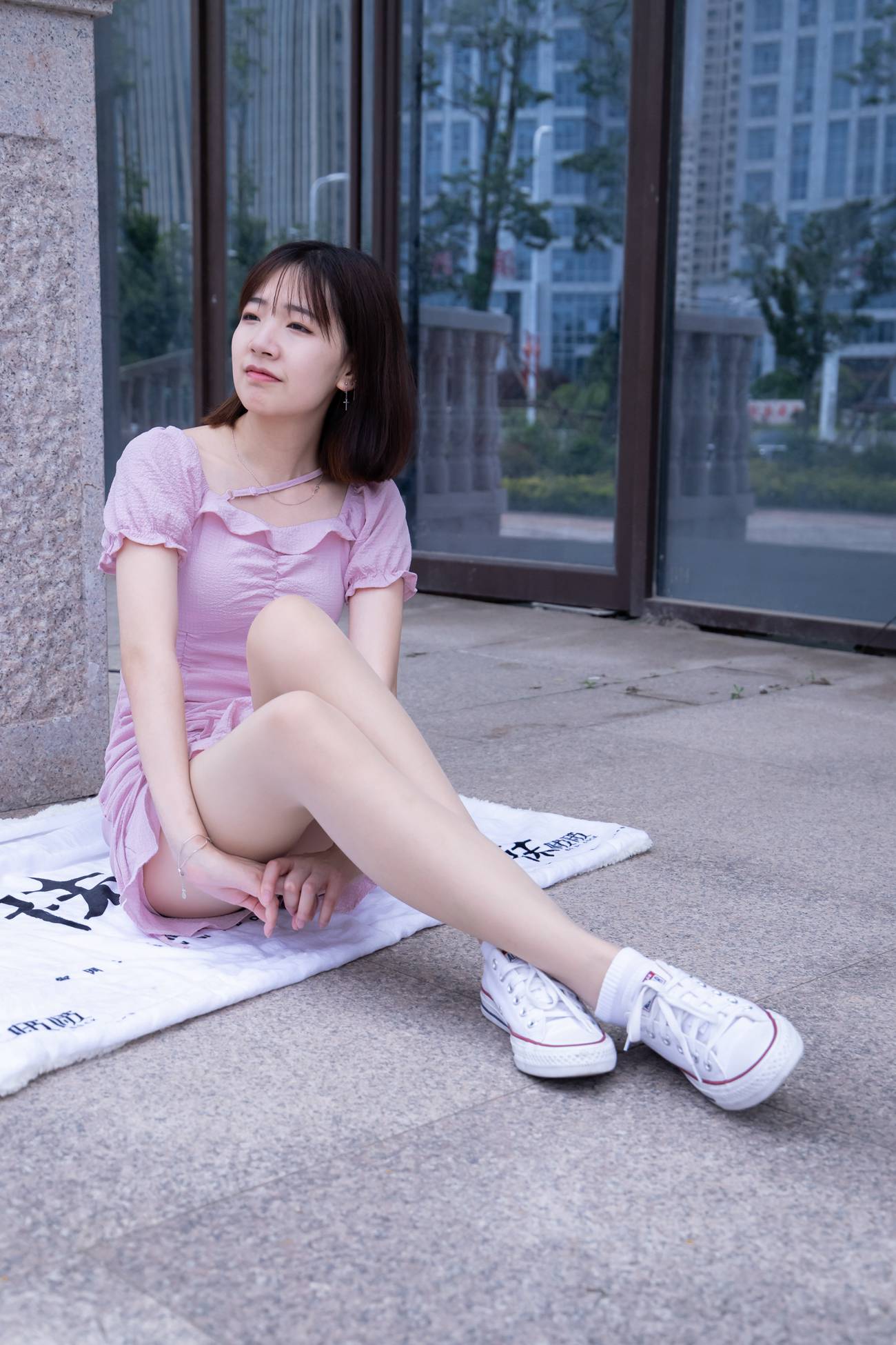 图片[19]-[BoBoSocks袜啵啵]NO.001 小甜豆-帆布鞋、白棉袜、肉丝[138P] – 速更版-美库