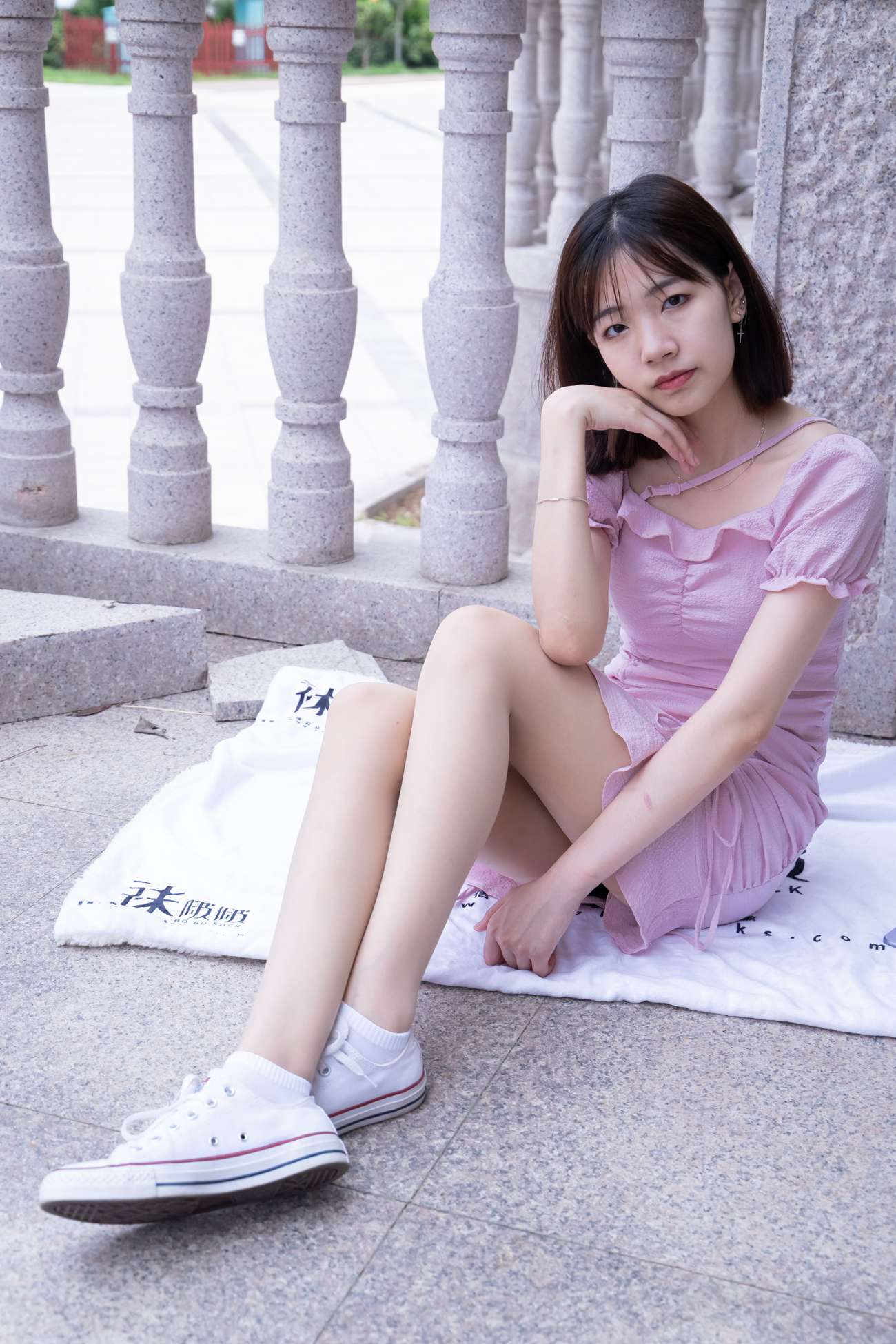 图片[25]-[BoBoSocks袜啵啵]NO.001 小甜豆-帆布鞋、白棉袜、肉丝[138P] – 速更版-美库