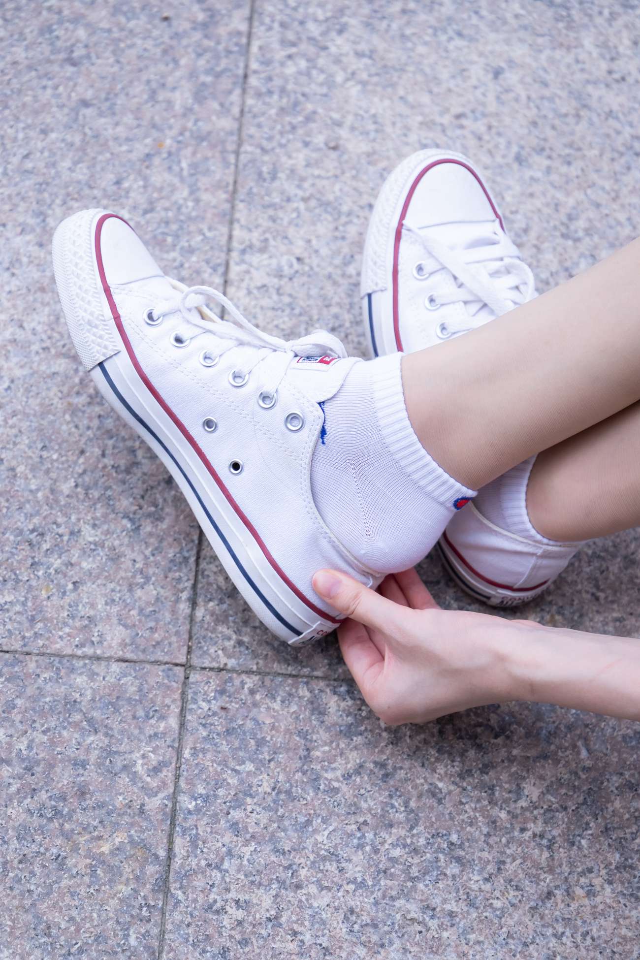 图片[29]-[BoBoSocks袜啵啵]NO.001 小甜豆-帆布鞋、白棉袜、肉丝[138P] – 速更版-美库