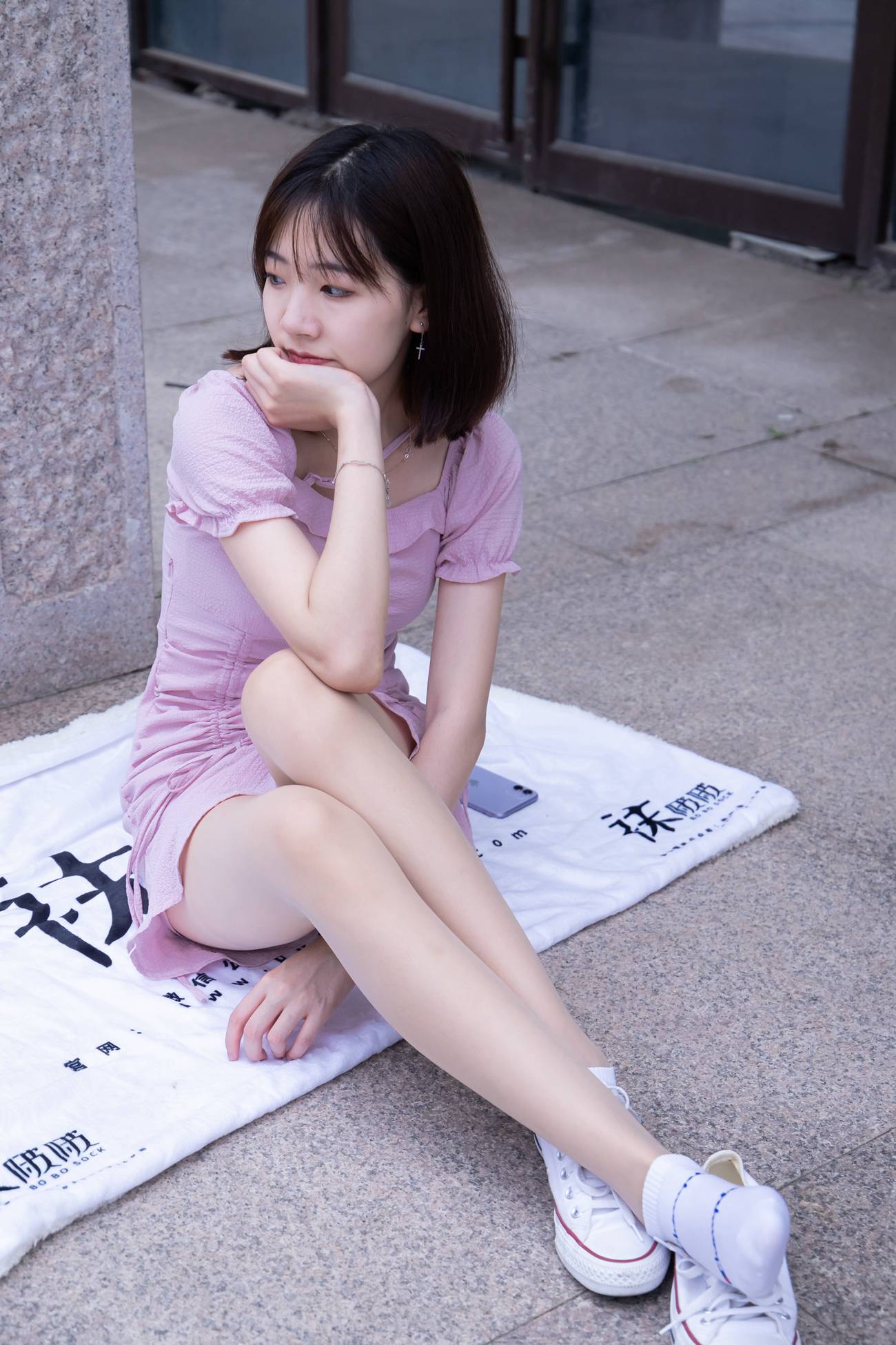 图片[47]-[BoBoSocks袜啵啵]NO.001 小甜豆-帆布鞋、白棉袜、肉丝[138P] – 速更版-美库