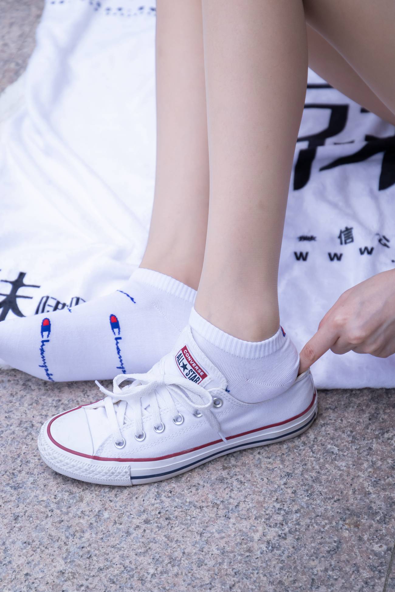 图片[133]-[BoBoSocks袜啵啵]NO.001 小甜豆-帆布鞋、白棉袜、肉丝[138P] – 速更版-美库