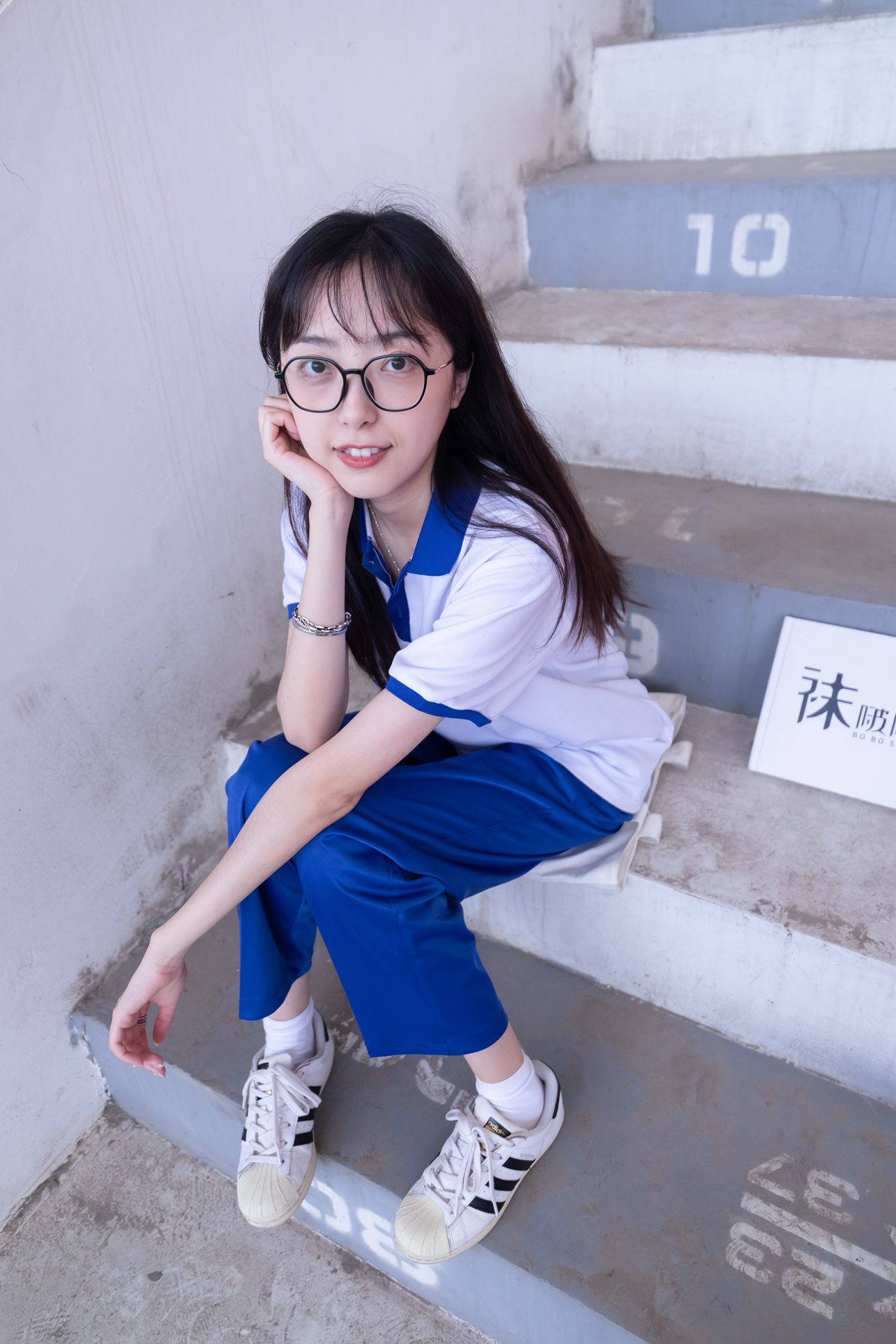 图片[24]-[BoBoSocks袜啵啵]NO.002 稚予-校服、贝壳头、白棉袜、裸足[139P] – 速更版-美库