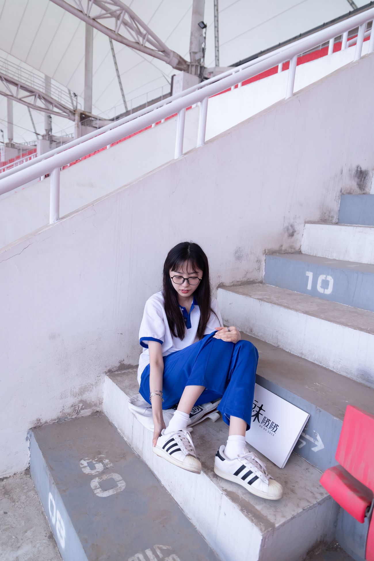 图片[42]-[BoBoSocks袜啵啵]NO.002 稚予-校服、贝壳头、白棉袜、裸足[139P] – 速更版-美库