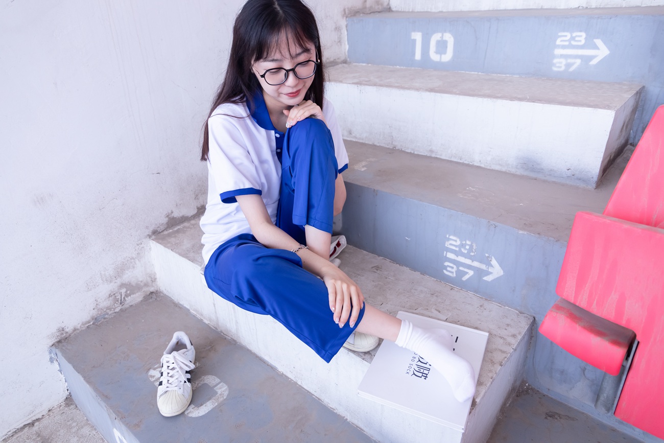 图片[58]-[BoBoSocks袜啵啵]NO.002 稚予-校服、贝壳头、白棉袜、裸足[139P] – 速更版-美库