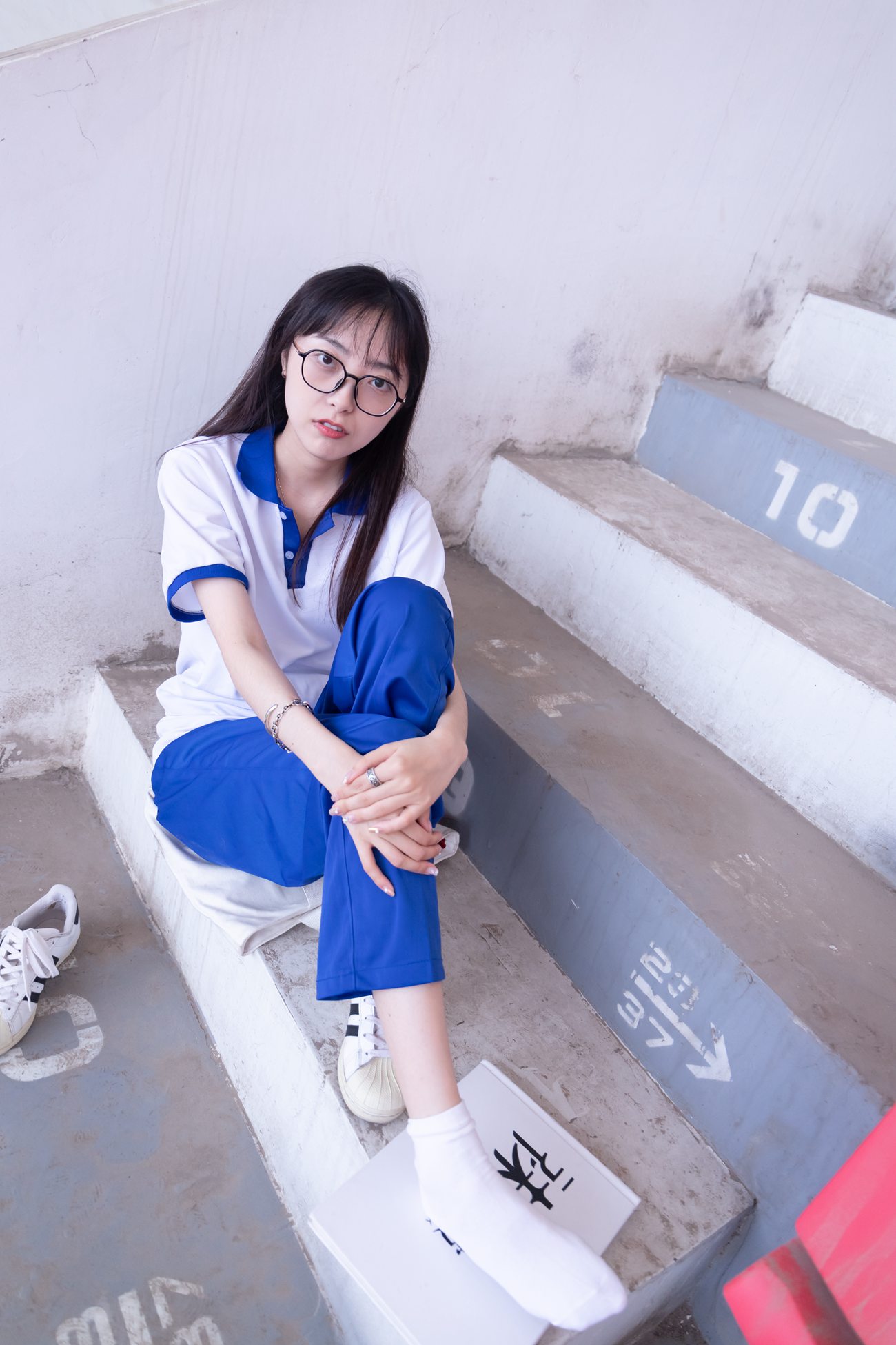 图片[59]-[BoBoSocks袜啵啵]NO.002 稚予-校服、贝壳头、白棉袜、裸足[139P] – 速更版-美库