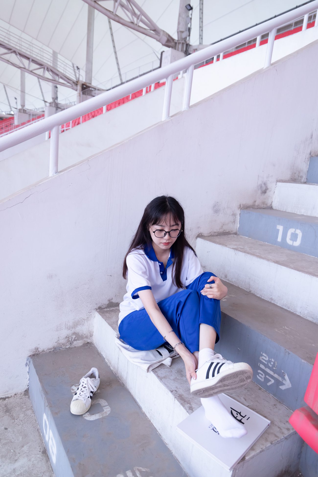 图片[62]-[BoBoSocks袜啵啵]NO.002 稚予-校服、贝壳头、白棉袜、裸足[139P] – 速更版-美库