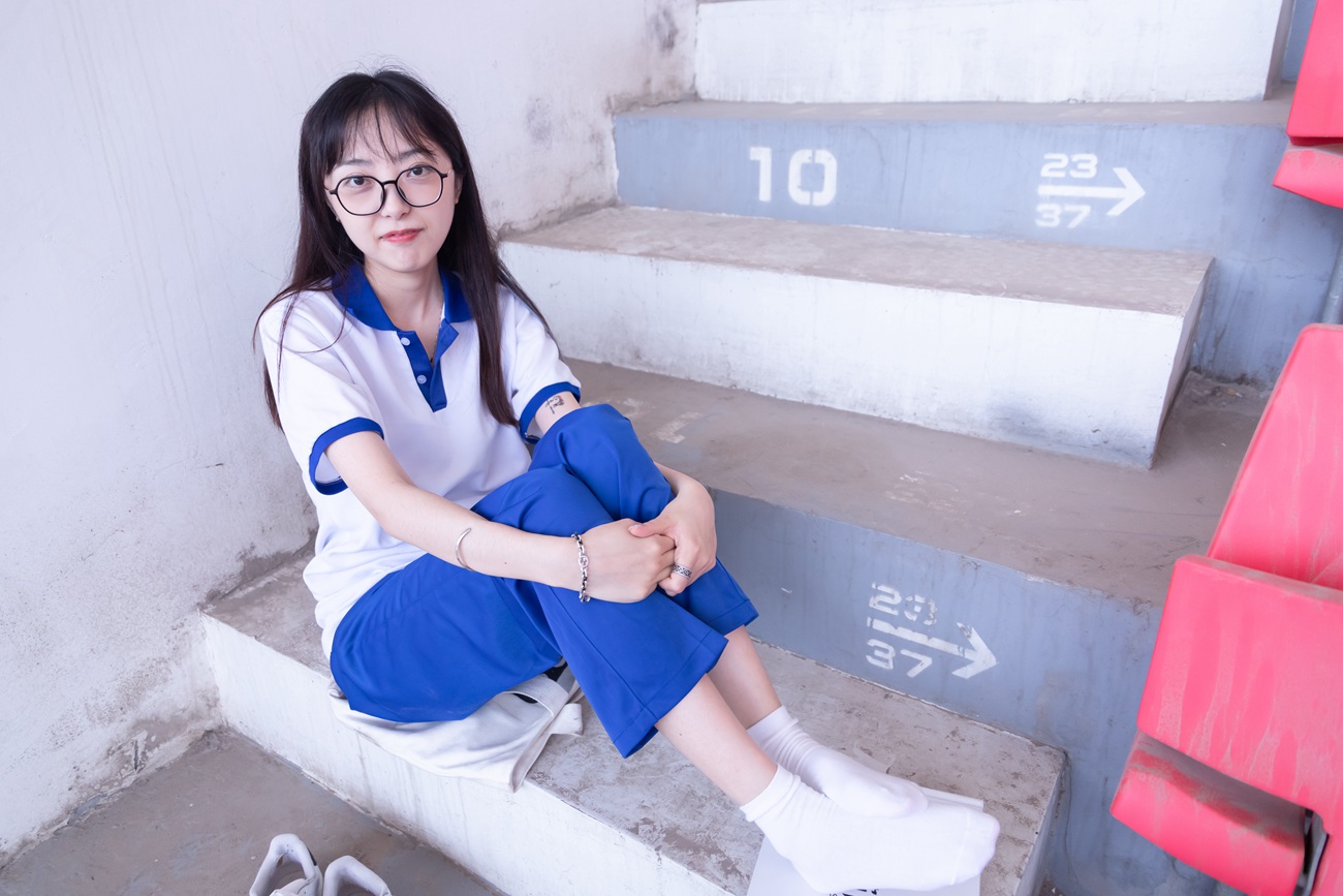 图片[67]-[BoBoSocks袜啵啵]NO.002 稚予-校服、贝壳头、白棉袜、裸足[139P] – 速更版-美库