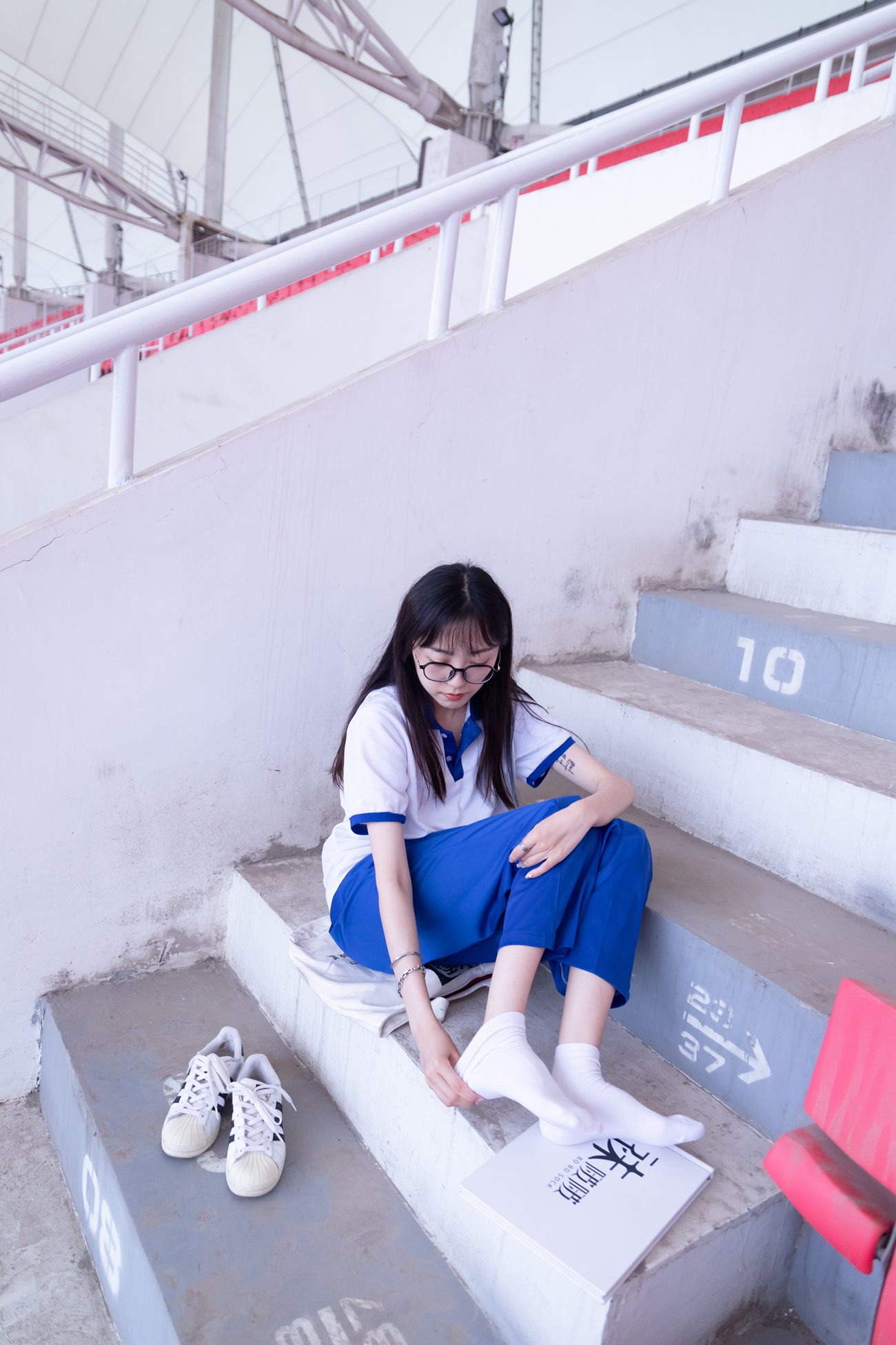 图片[94]-[BoBoSocks袜啵啵]NO.002 稚予-校服、贝壳头、白棉袜、裸足[139P] – 速更版-美库