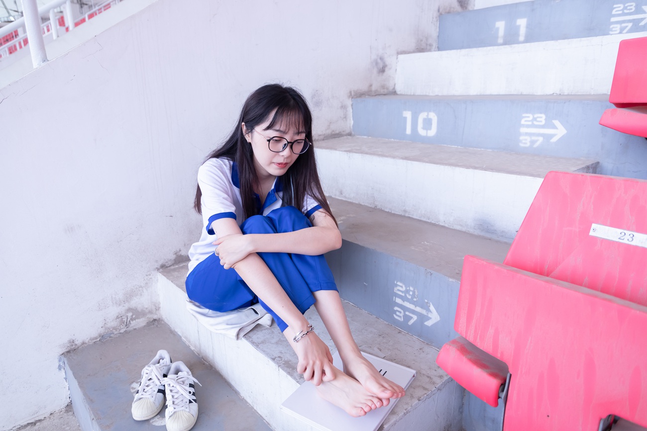 图片[118]-[BoBoSocks袜啵啵]NO.002 稚予-校服、贝壳头、白棉袜、裸足[139P] – 速更版-美库