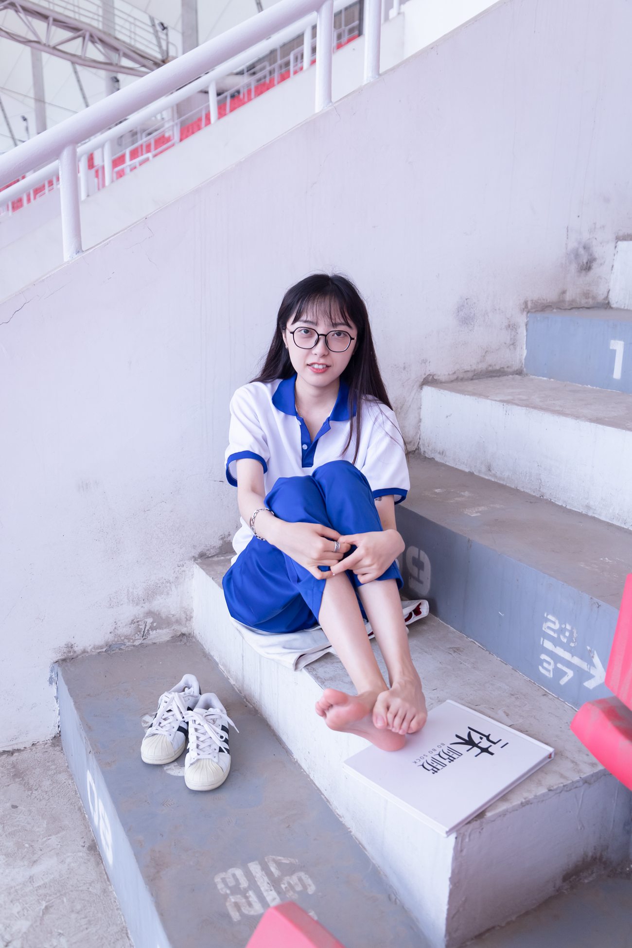 图片[140]-[BoBoSocks袜啵啵]NO.002 稚予-校服、贝壳头、白棉袜、裸足[139P] – 速更版-美库