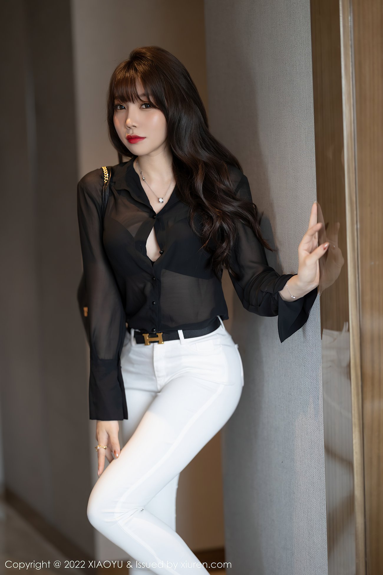 图片[6]-[XIAOYU语画界] 2022.02.14 VOL.715 芝芝Booty 黑丝美腿[75P] – 速更版-美库