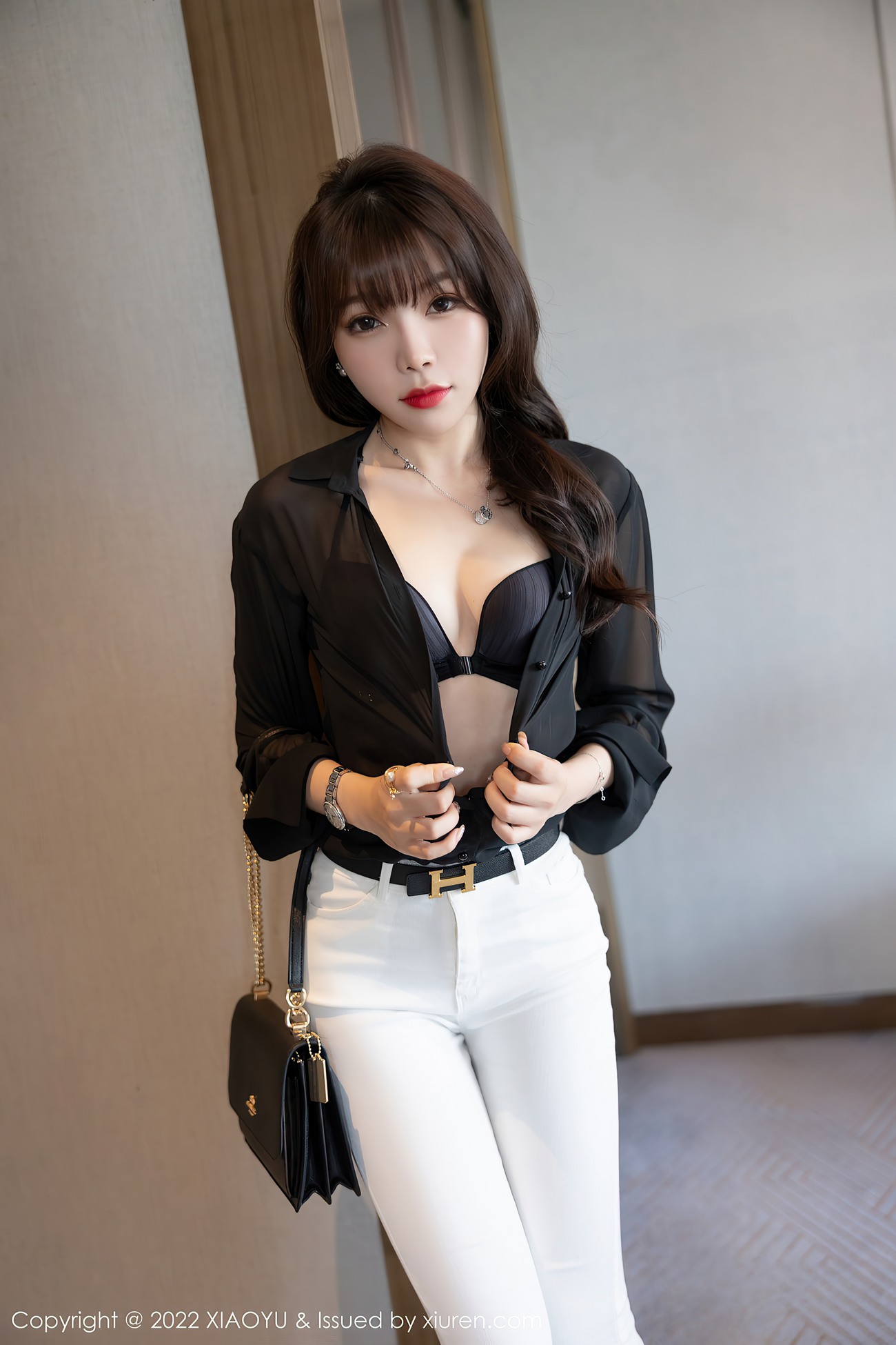 图片[9]-[XIAOYU语画界] 2022.02.14 VOL.715 芝芝Booty 黑丝美腿[75P] – 速更版-美库