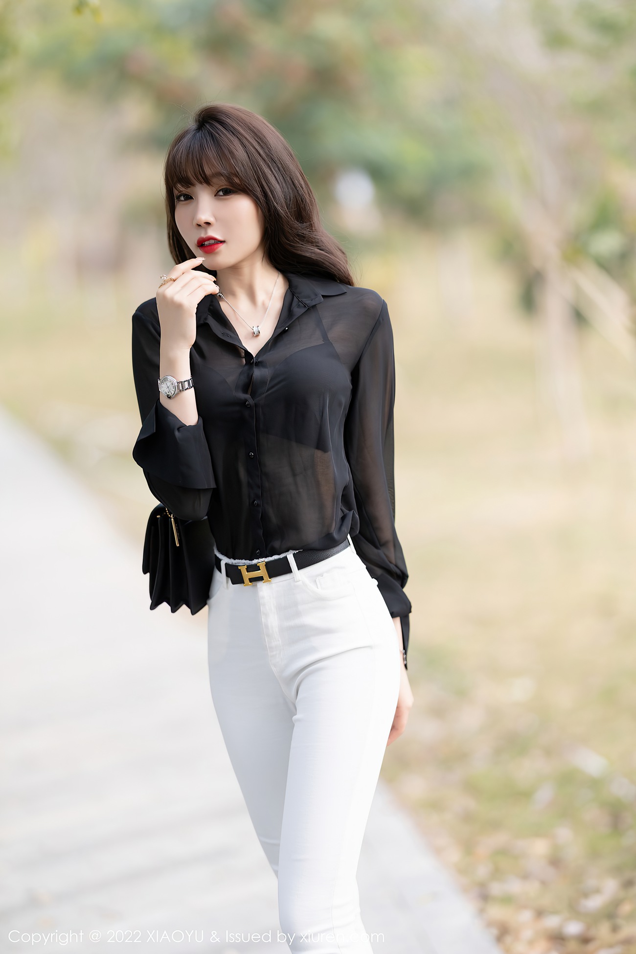 图片[74]-[XIAOYU语画界] 2022.02.14 VOL.715 芝芝Booty 黑丝美腿[75P] – 速更版-美库