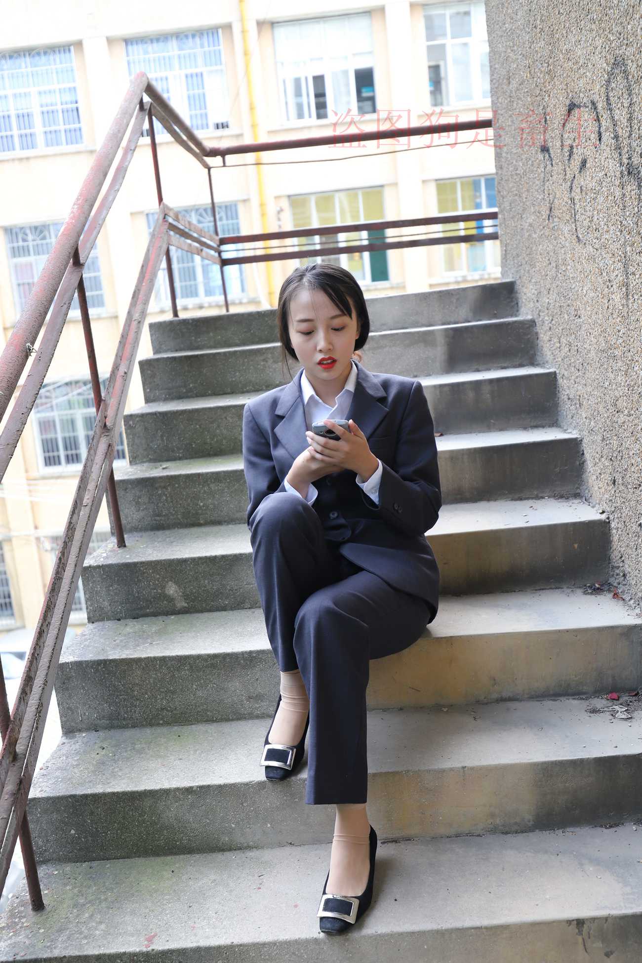 图片[59]-大西瓜爱牙膏-早期作品-Z5-1 制服短丝(1) [247P] – 速更版-美库