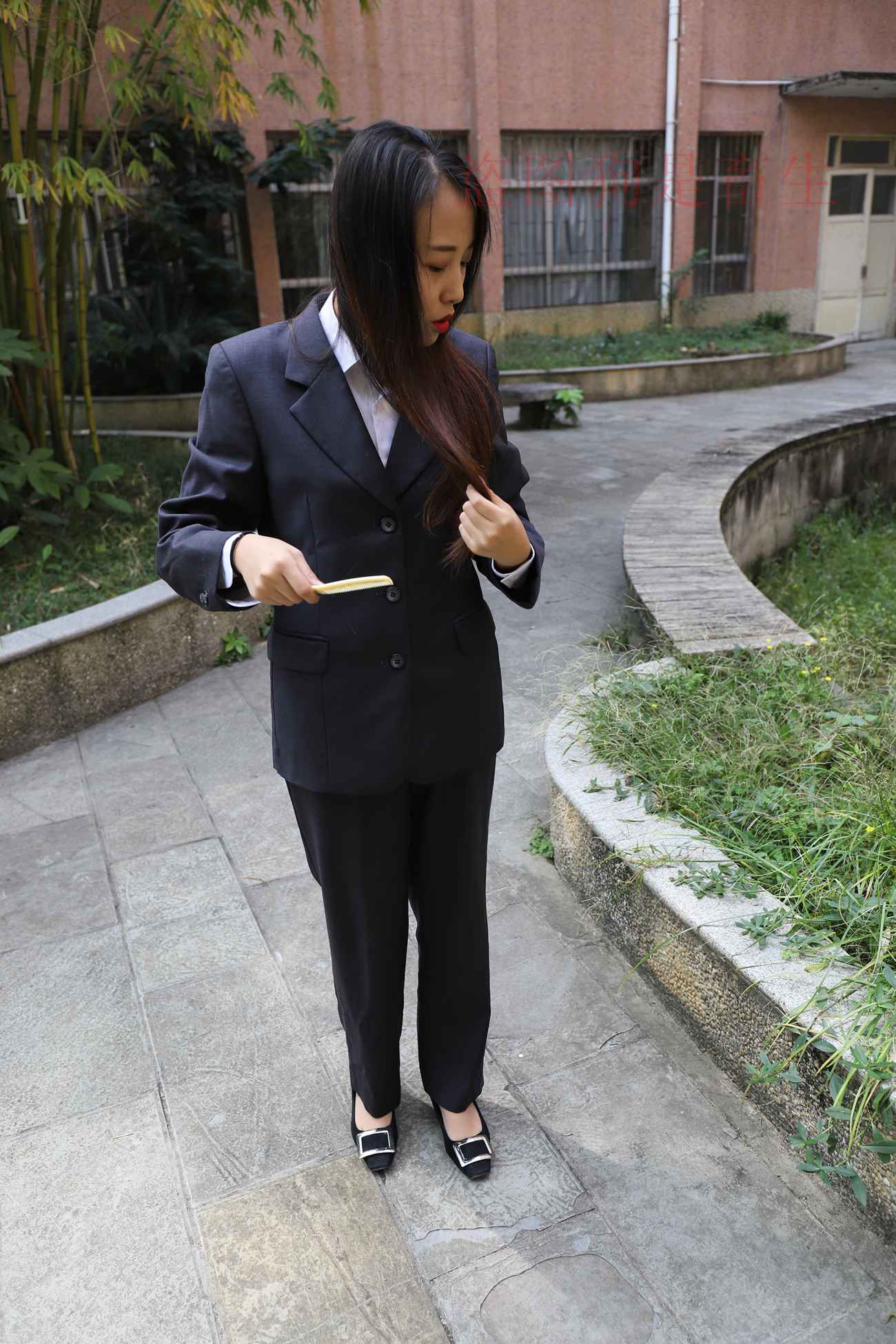 图片[41]-大西瓜爱牙膏-早期作品-Z5-1 制服短丝(2) [188P] – 速更版-美库