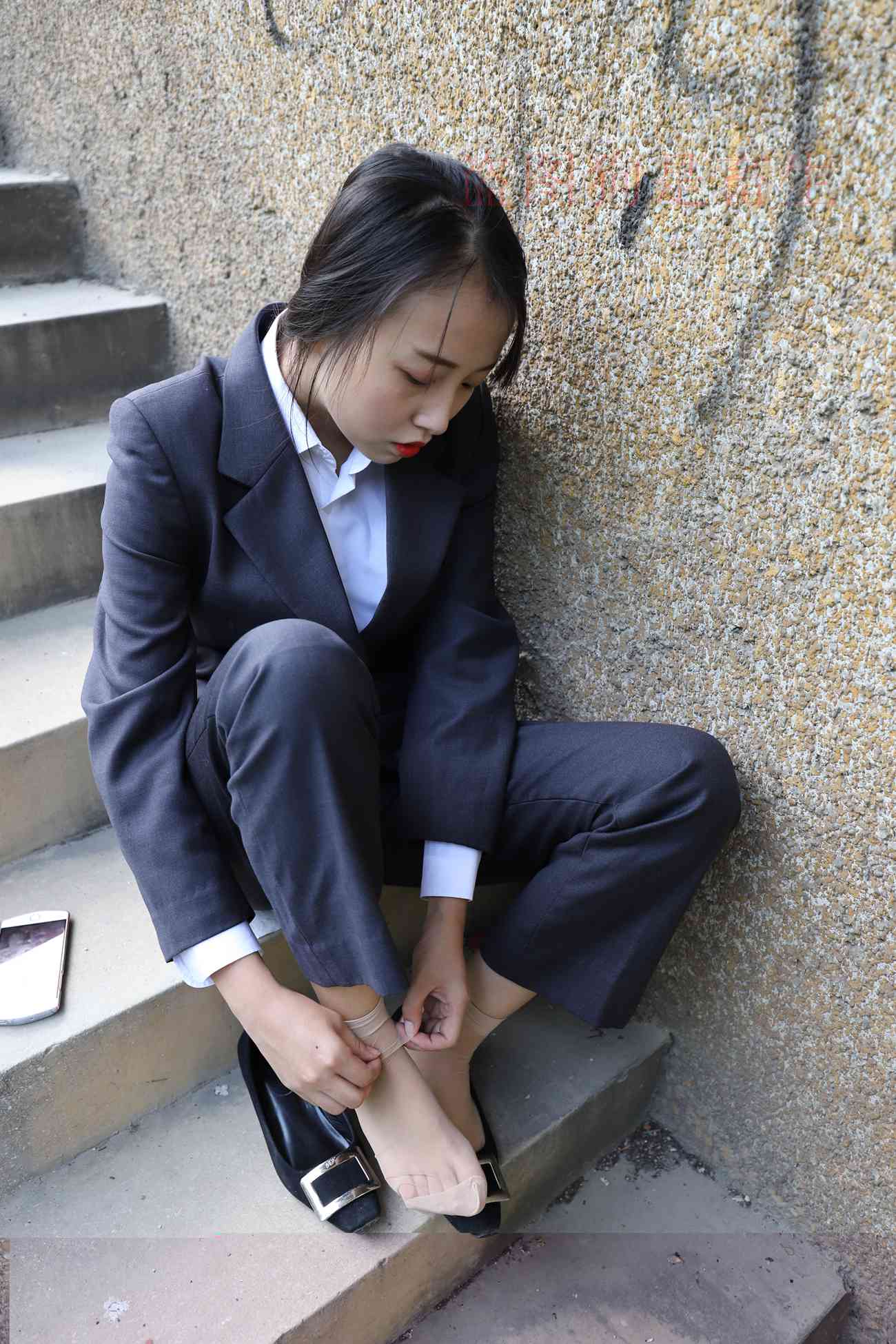 图片[108]-大西瓜爱牙膏-早期作品-Z5-1 制服短丝(1) [247P] – 速更版-美库