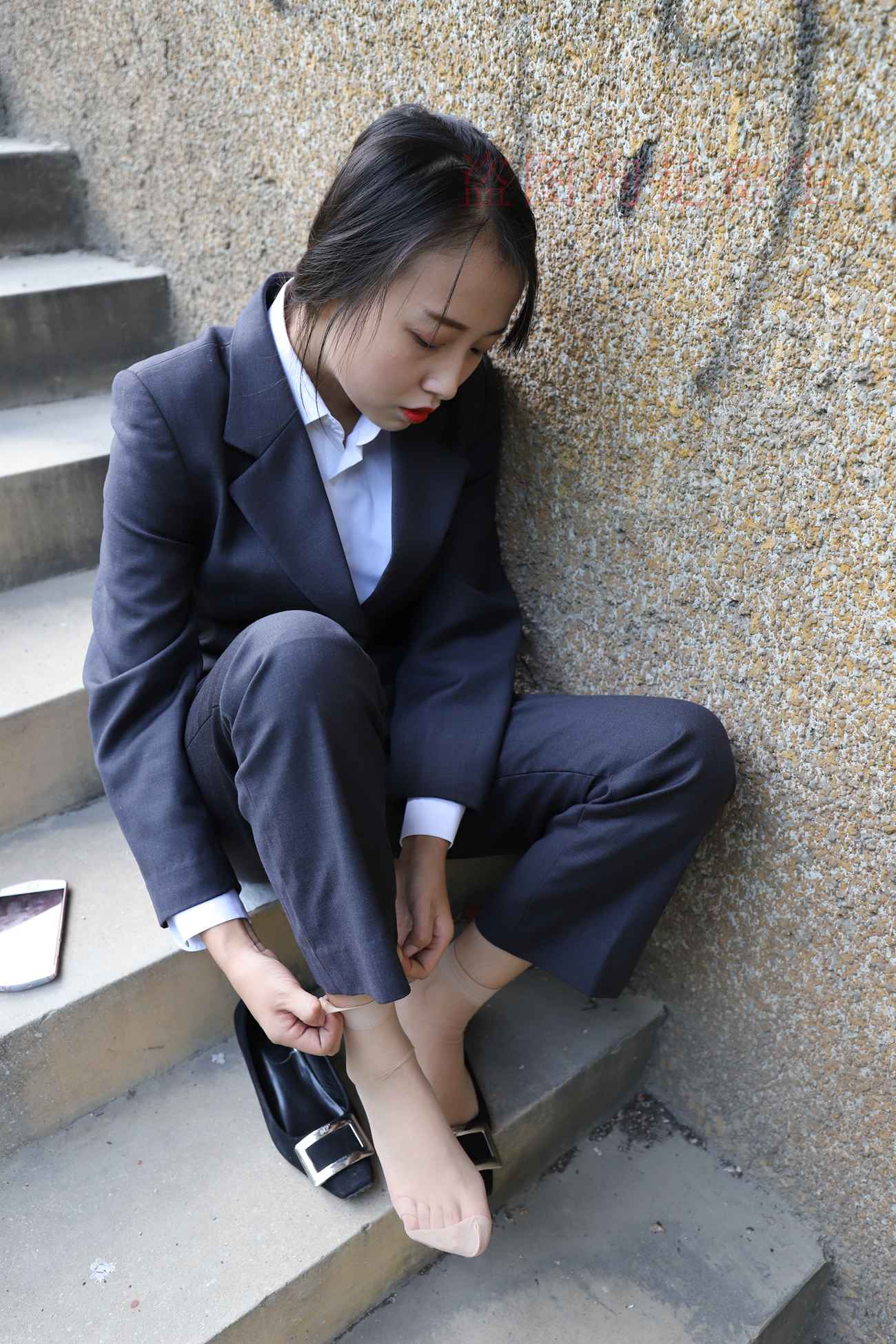 图片[109]-大西瓜爱牙膏-早期作品-Z5-1 制服短丝(1) [247P] – 速更版-美库