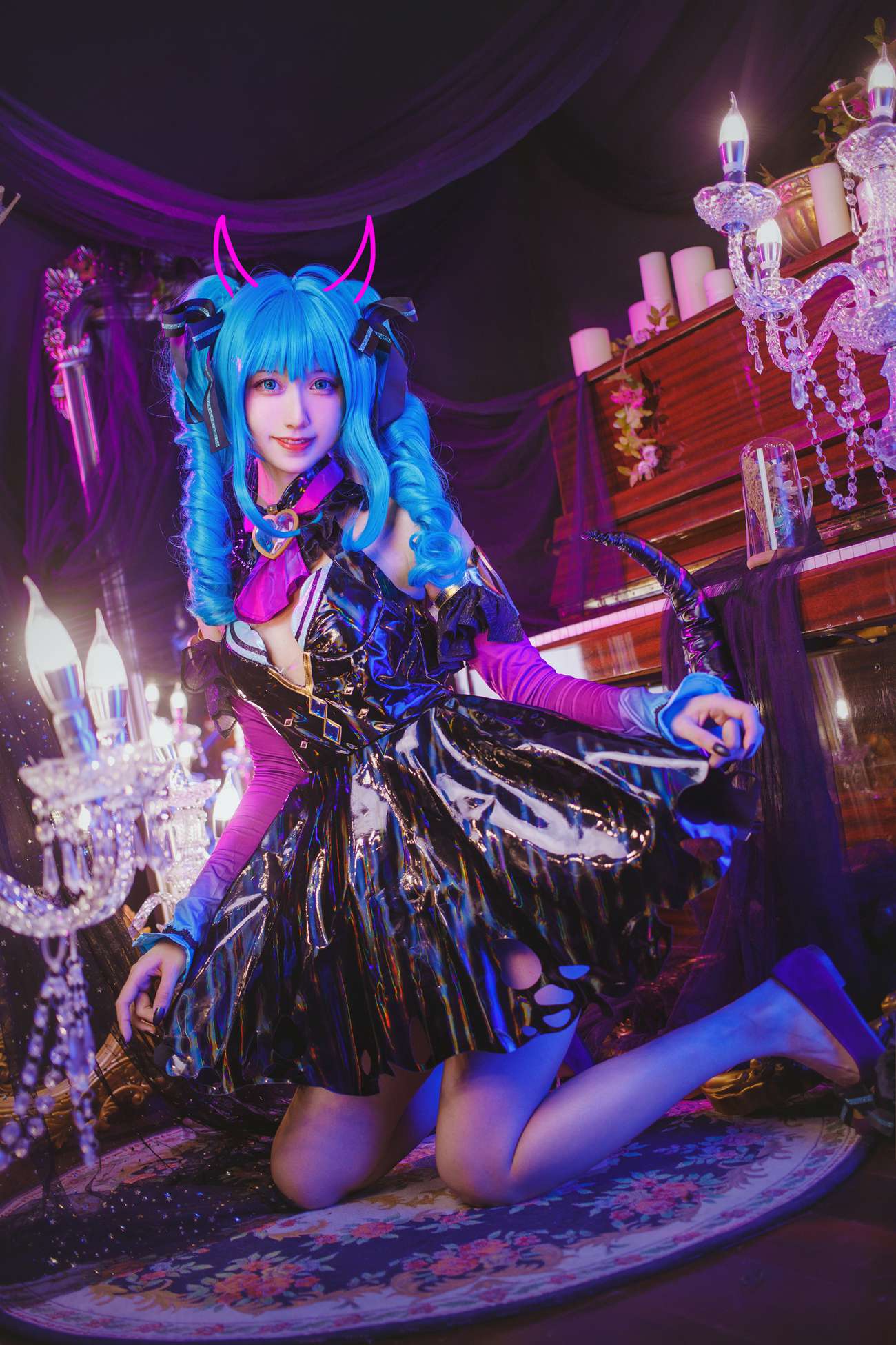 图片[18]-萌系小姐姐木绵绵OwO  miku小恶魔 [19P] – 速更版-美库