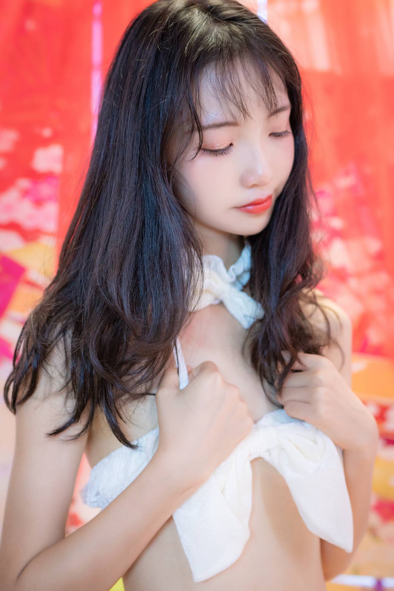 图片[10]-清纯妹子西瓜 – 白猫咪内衣 [22P] – 速更版-美库