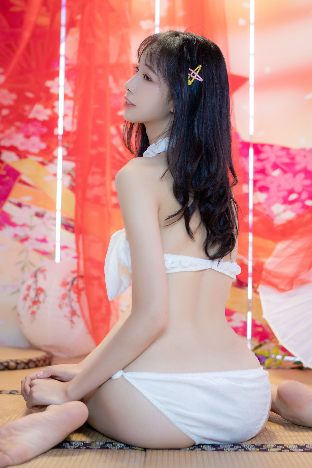 图片[22]-清纯妹子西瓜 – 白猫咪内衣 [22P] – 速更版-美库