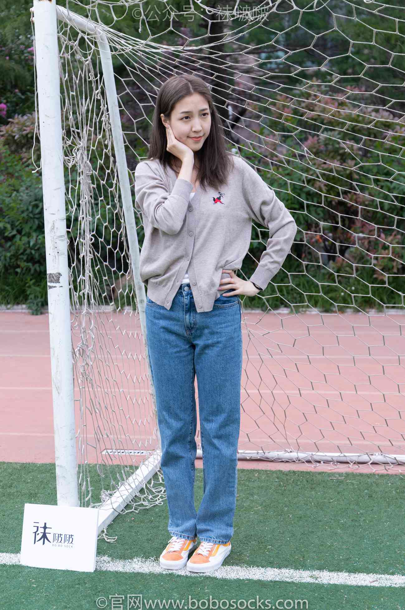 图片[14]-[BoBoSocks袜啵啵]NO.004 泡芙-vans帆布鞋、白棉袜、裸足[127P] – 速更版-美库