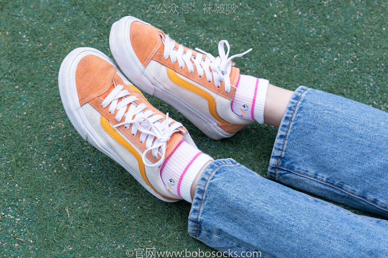 图片[22]-[BoBoSocks袜啵啵]NO.004 泡芙-vans帆布鞋、白棉袜、裸足[127P] – 速更版-美库