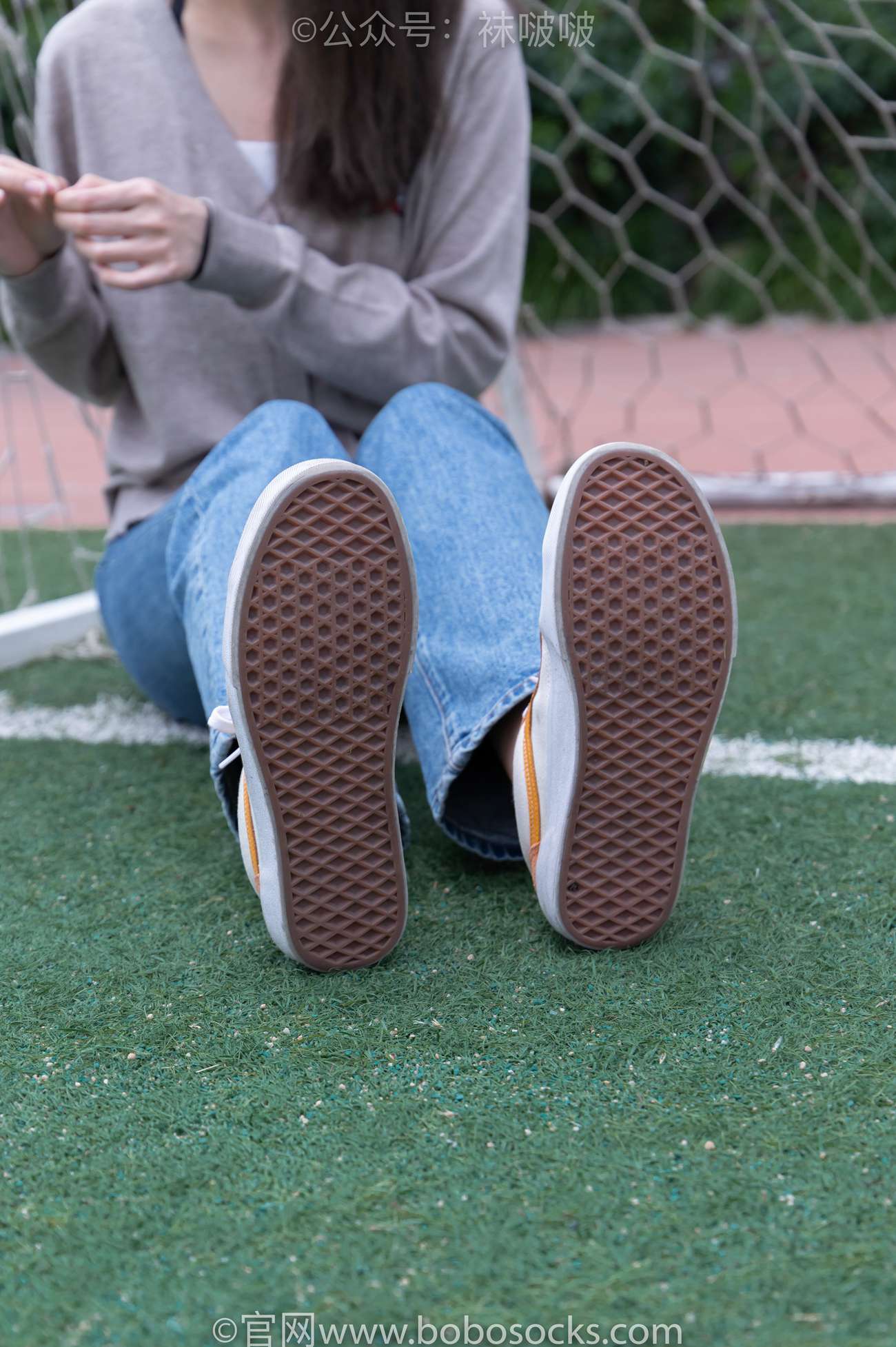 图片[23]-[BoBoSocks袜啵啵]NO.004 泡芙-vans帆布鞋、白棉袜、裸足[127P] – 速更版-美库