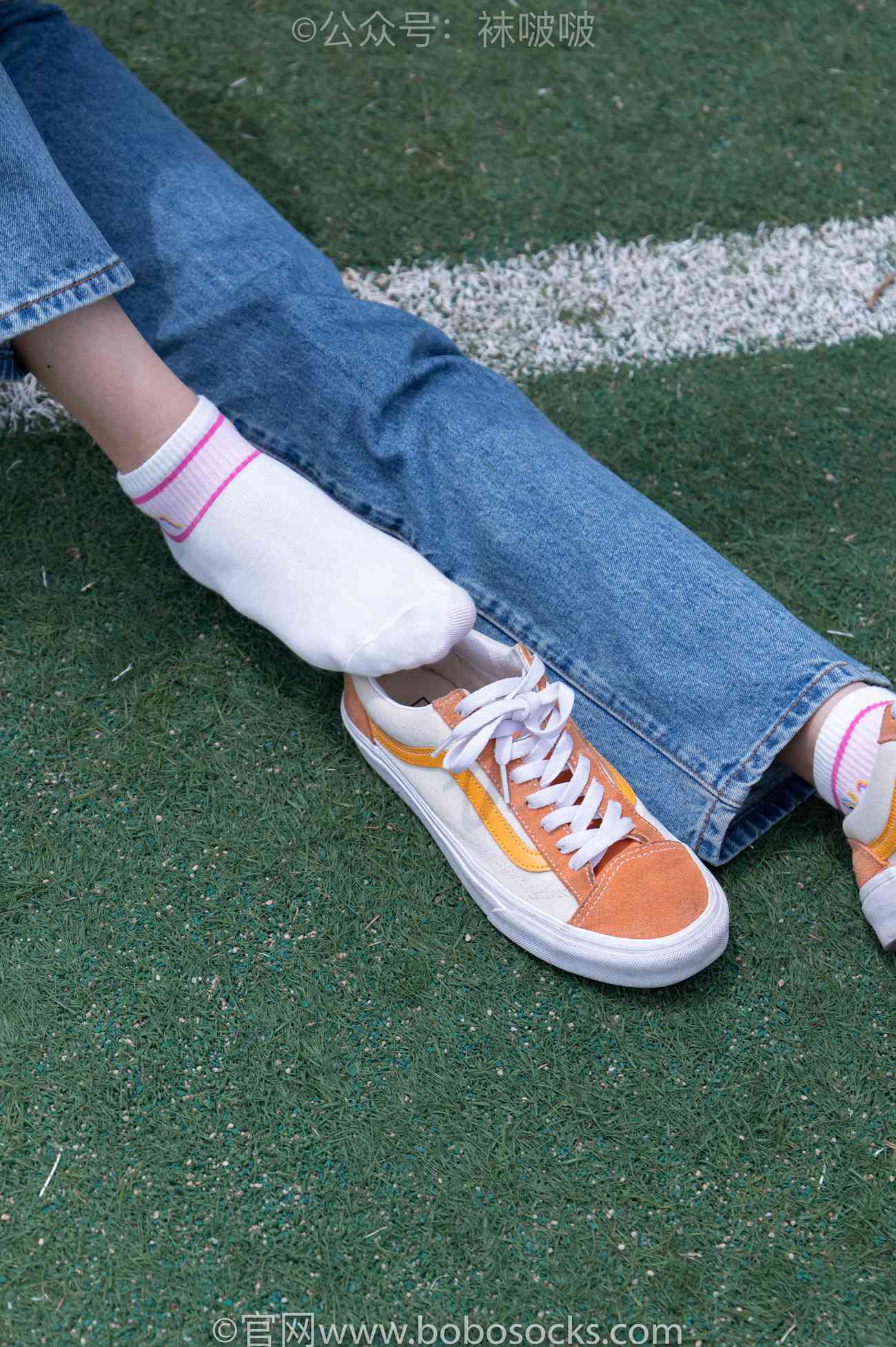 图片[27]-[BoBoSocks袜啵啵]NO.004 泡芙-vans帆布鞋、白棉袜、裸足[127P] – 速更版-美库