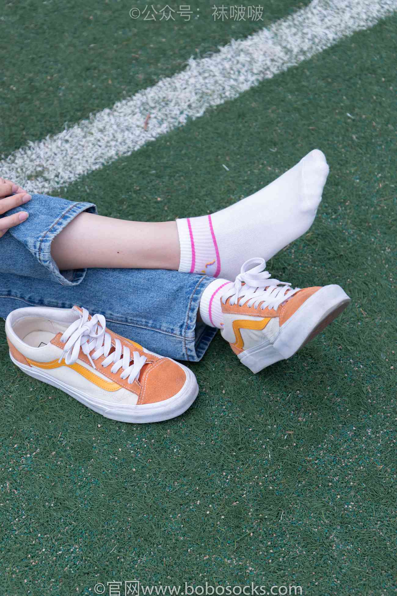 图片[28]-[BoBoSocks袜啵啵]NO.004 泡芙-vans帆布鞋、白棉袜、裸足[127P] – 速更版-美库